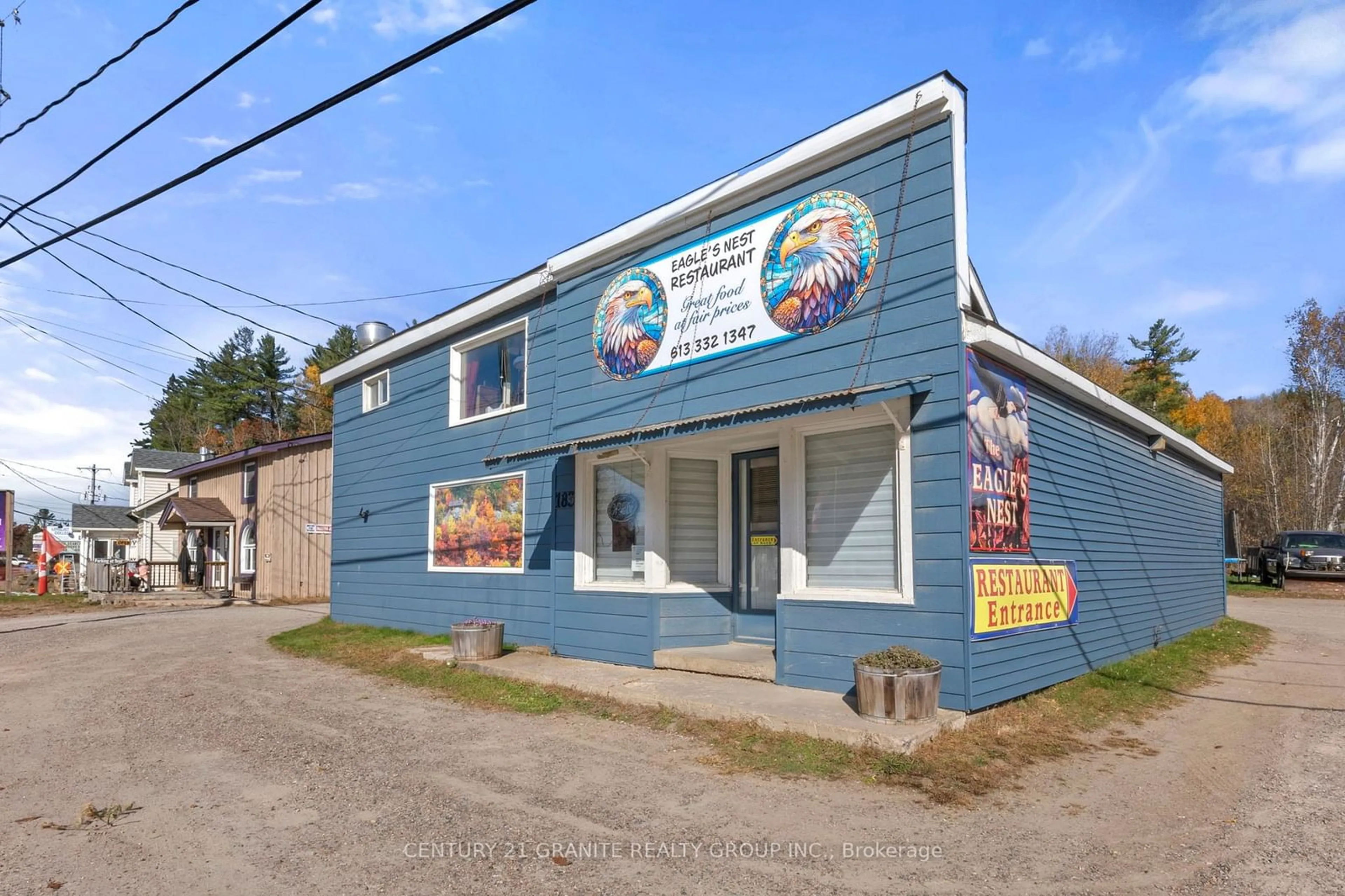 A pic from exterior of the house or condo, the front or back of building for 185 Hastings St, Bancroft Ontario K0L 1C0