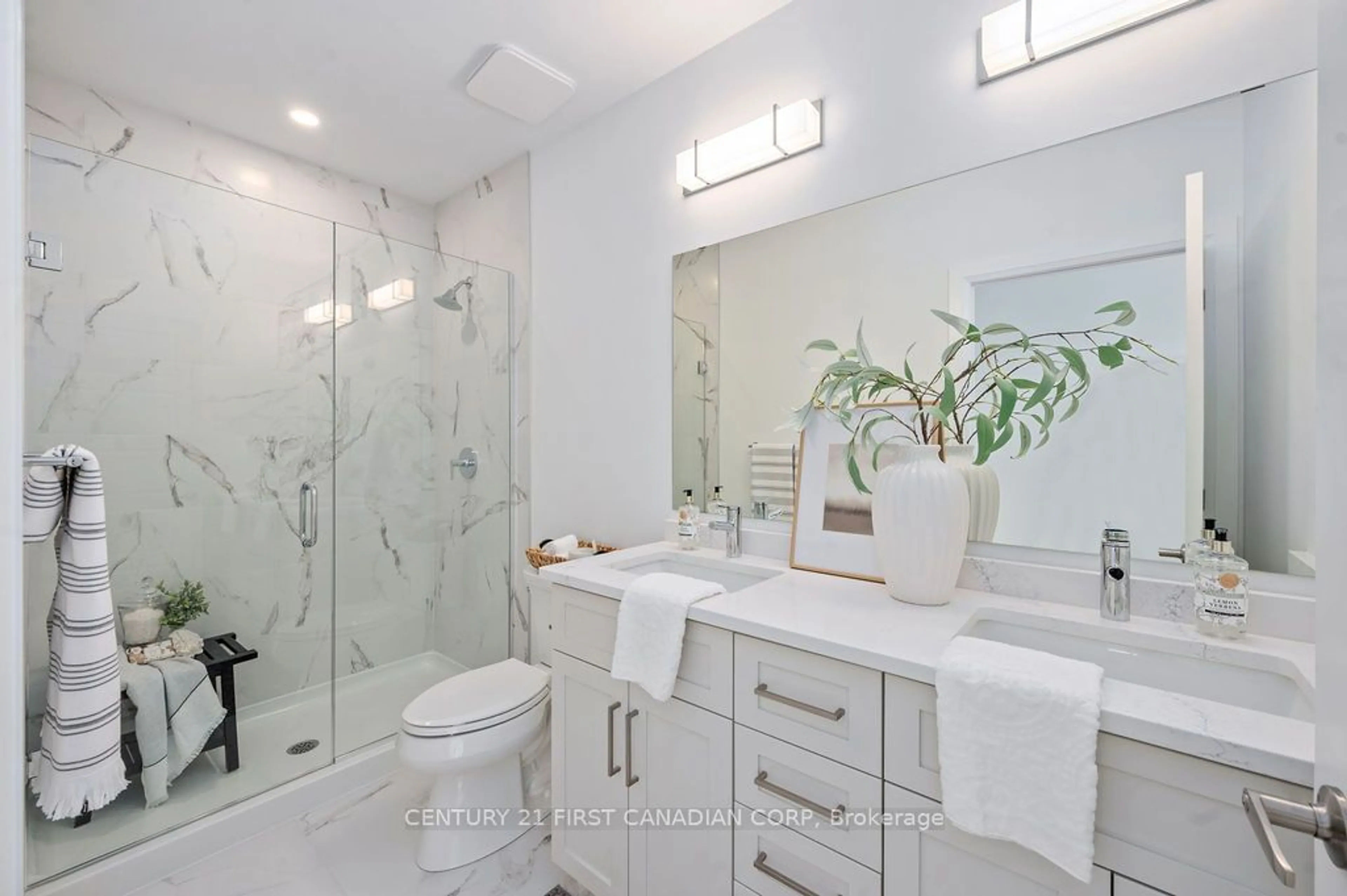 Contemporary bathroom, ceramic floors for 1975 Fountain Grass Dr #317, London Ontario N6K 0M3