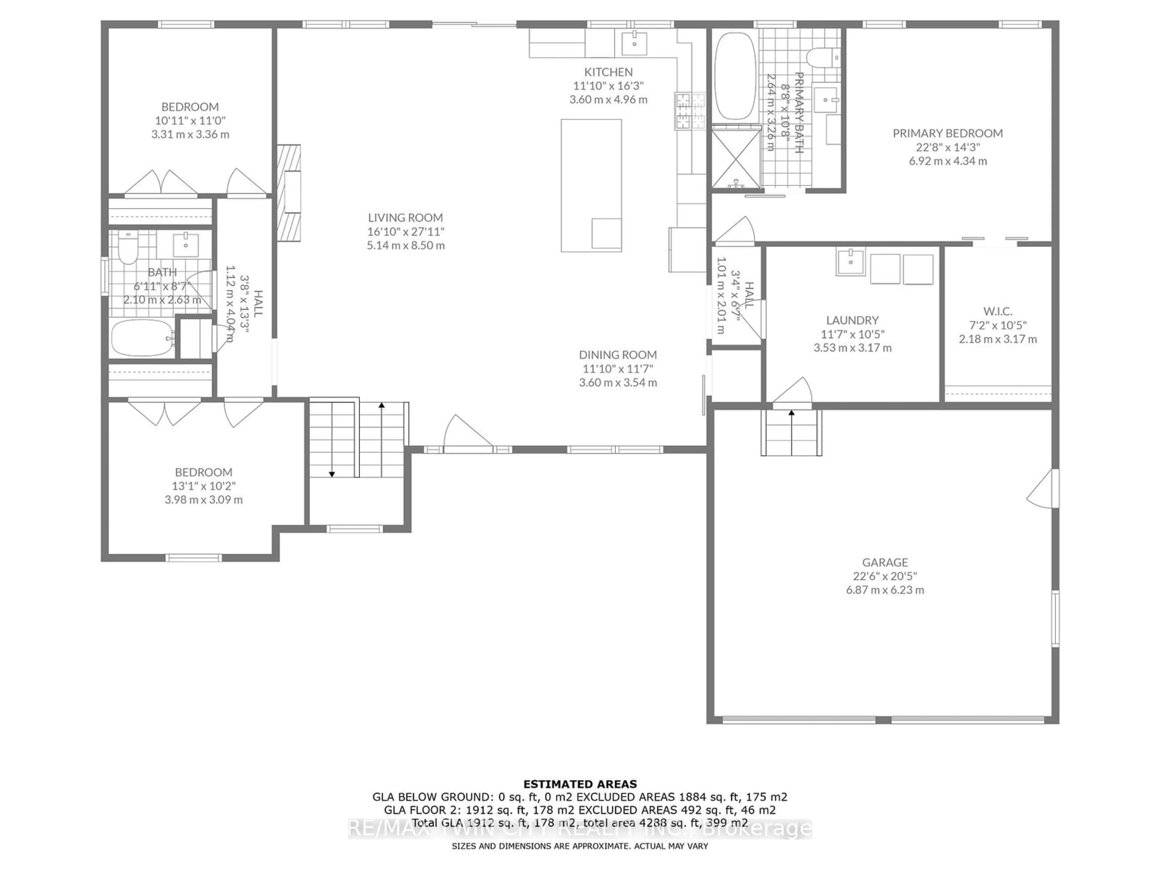 Floor plan for 367 Maple Ave, Brant Ontario N0A 1E0