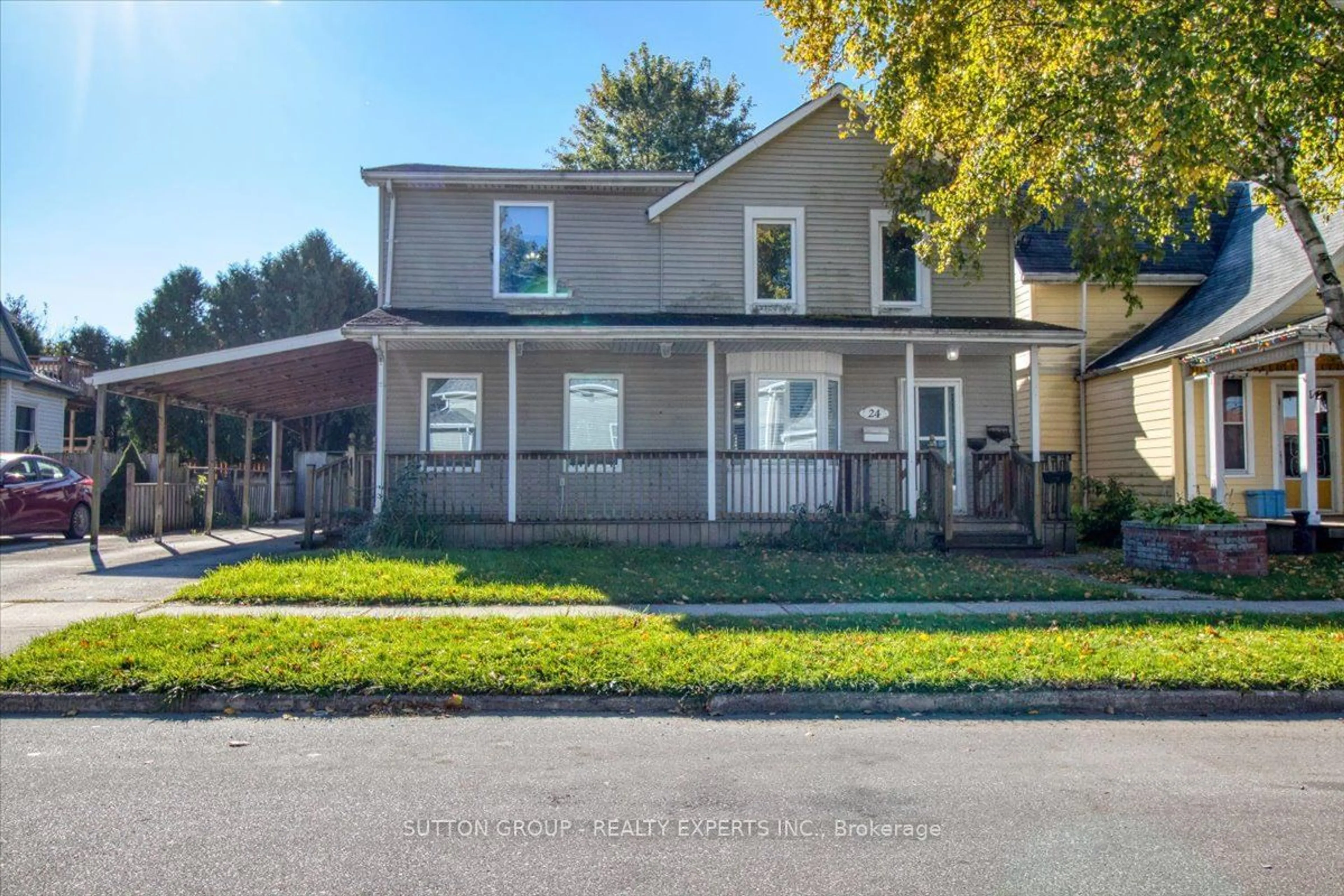 A pic from exterior of the house or condo, the street view for 24 James St, Chatham-Kent Ontario N7L 1T7