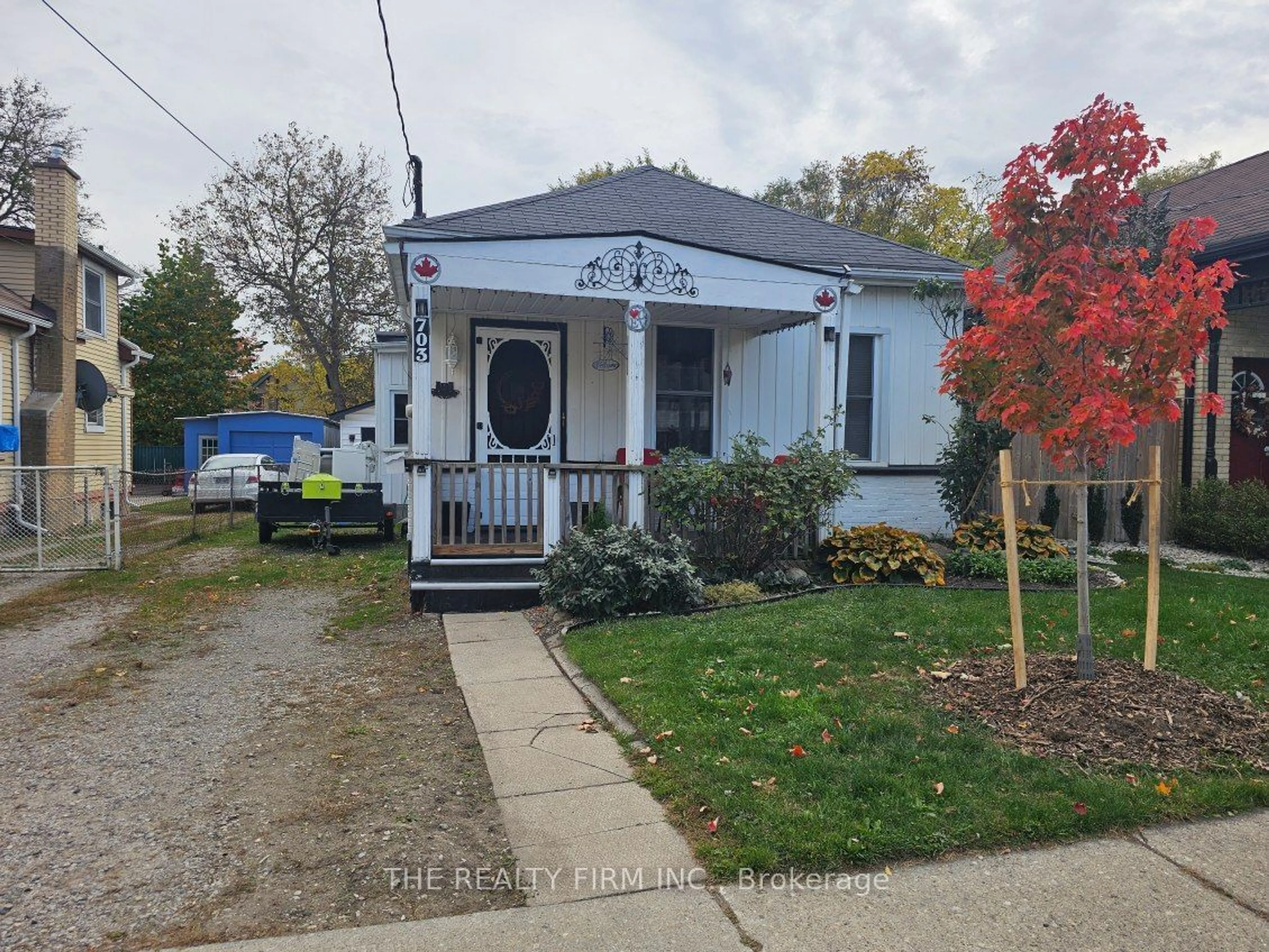 Frontside or backside of a home, the street view for 703 Elias St, London Ontario N5W 3N8