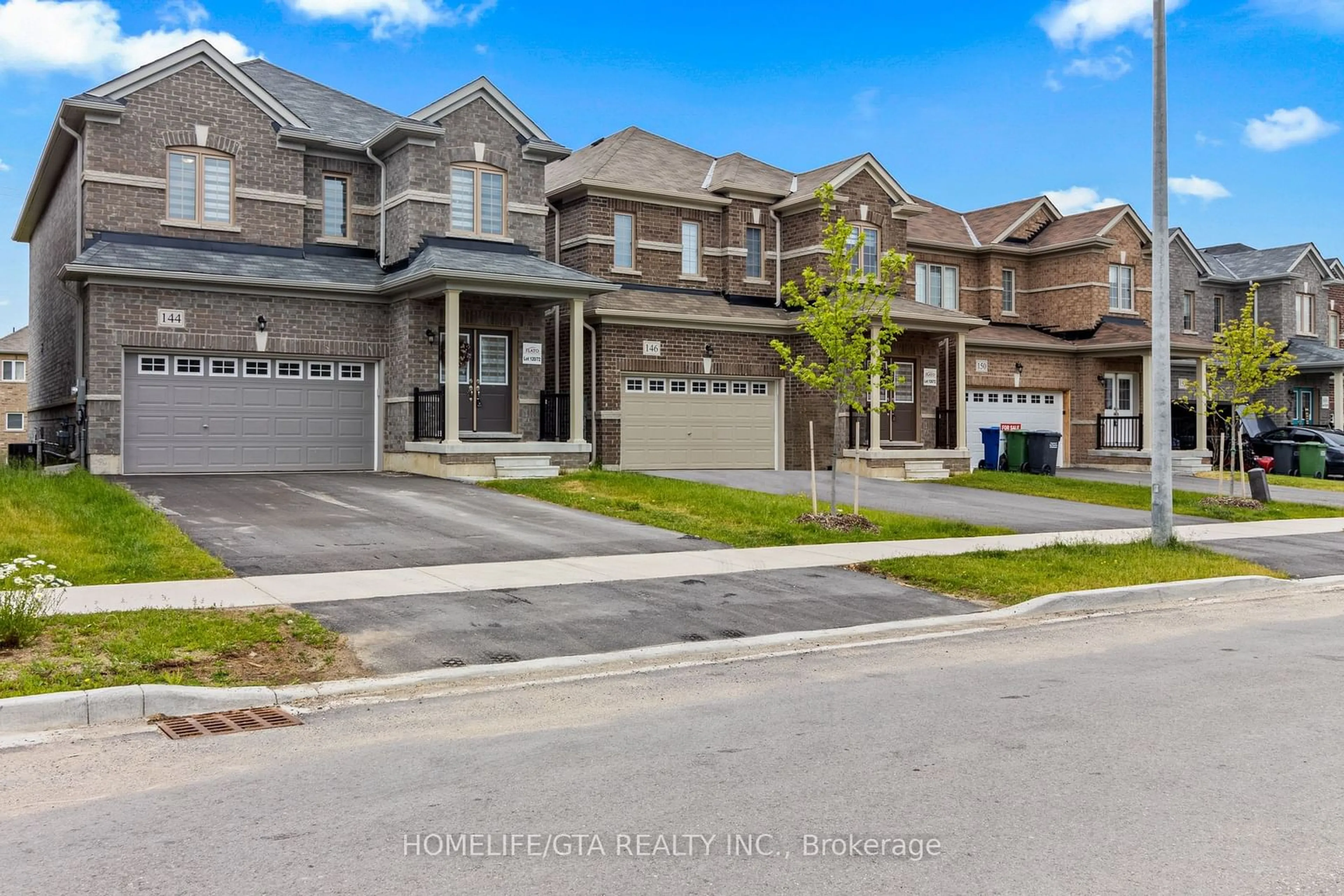 A pic from exterior of the house or condo, the street view for 144 Seeley Ave, Southgate Ontario N0C 1B0