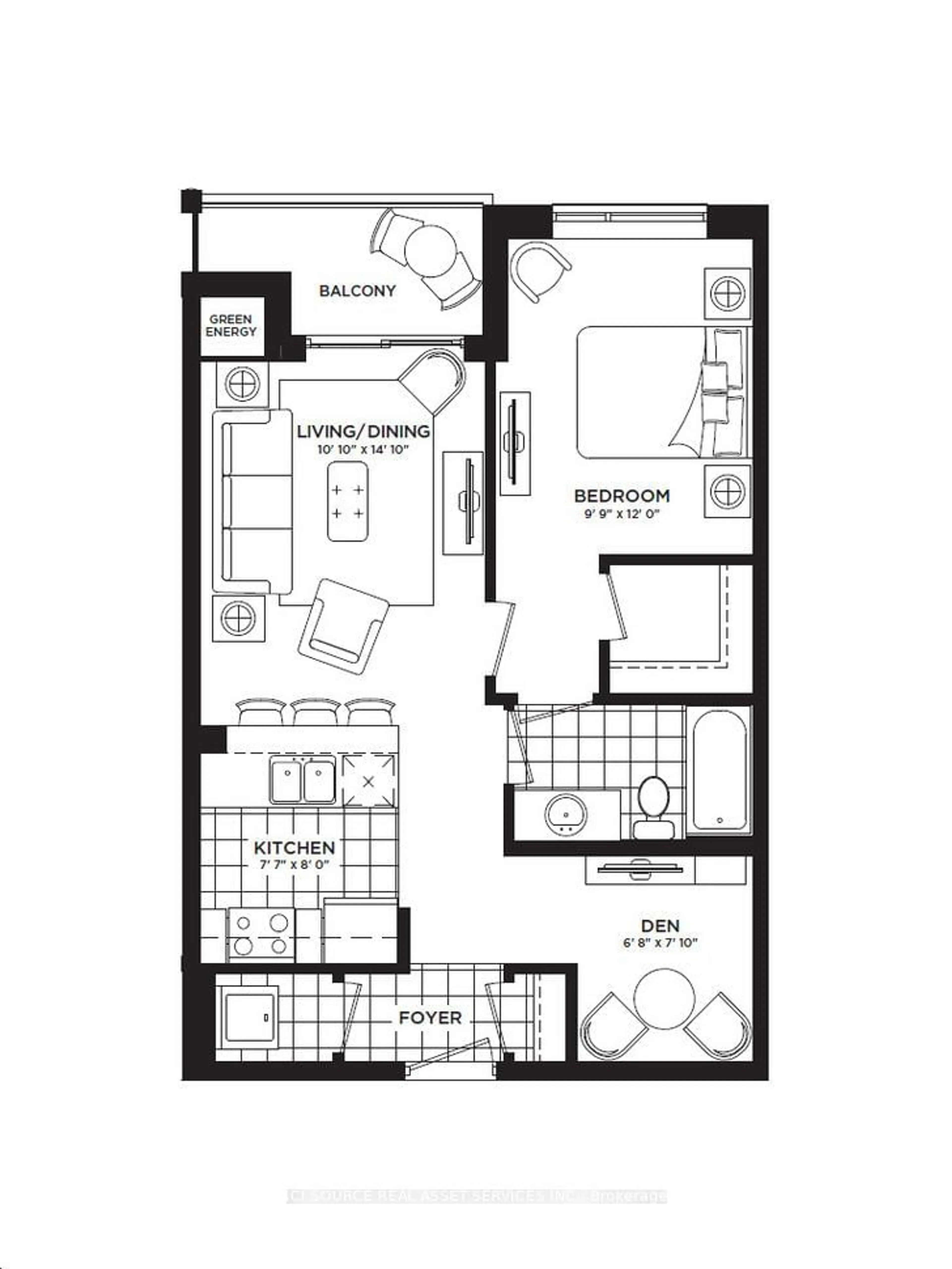 Floor plan for 101 Shoreview Pl #203, Hamilton Ontario L8E 0K2