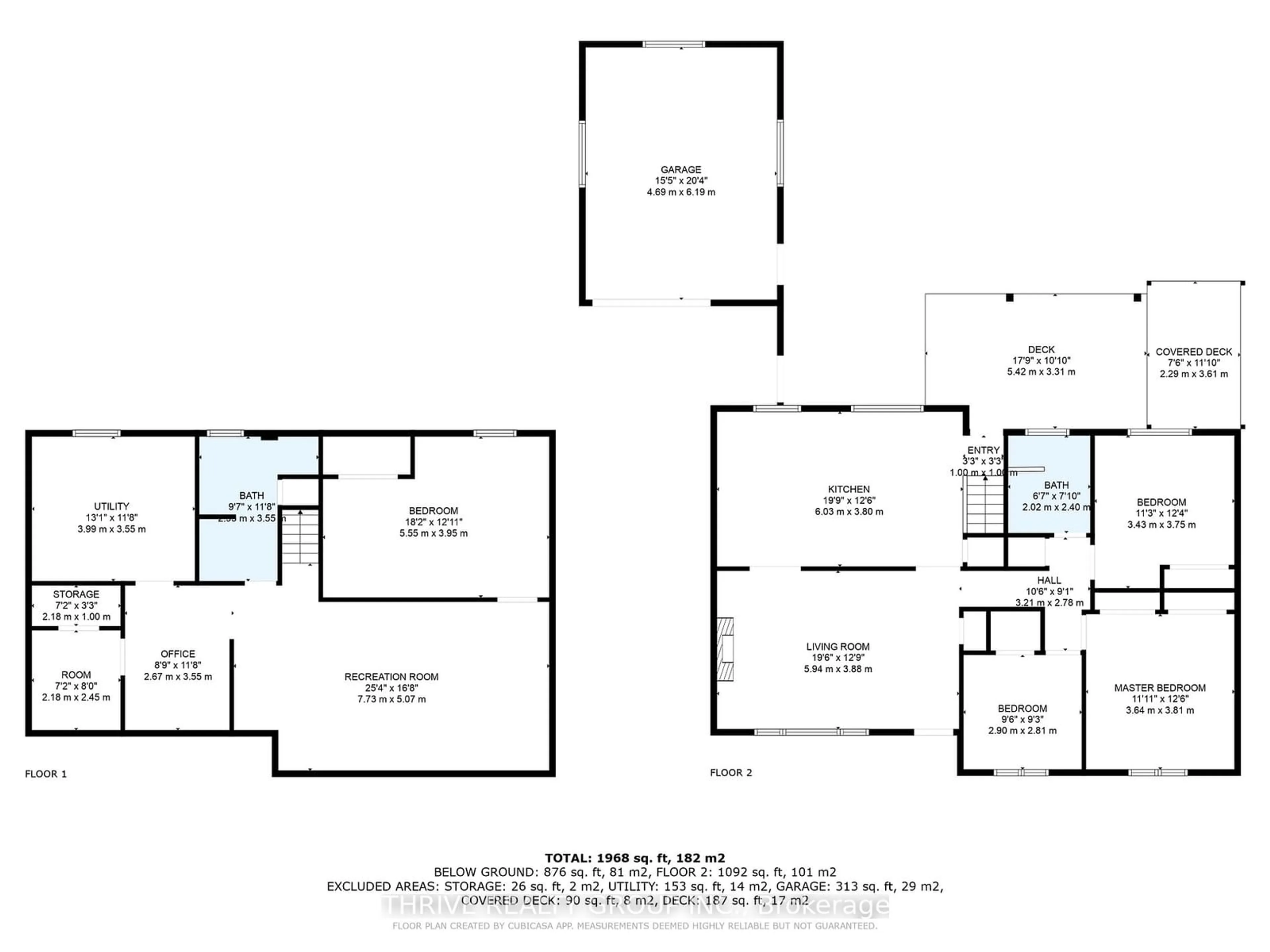 Floor plan for 112 Downing Cres, London Ontario N6C 3C8