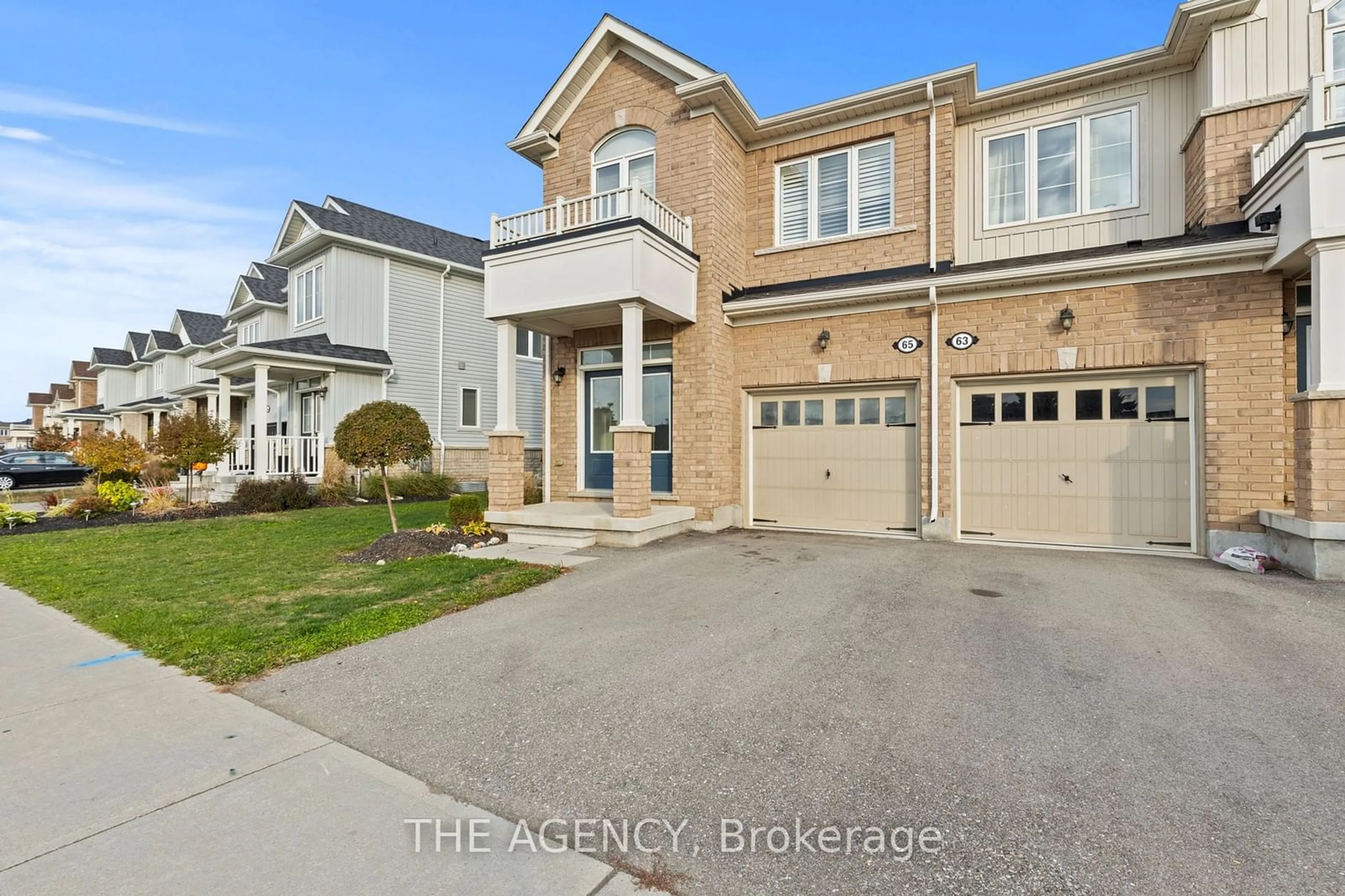 Frontside or backside of a home, the street view for 65 Hartley Ave, Brant Ontario N3L 0G5