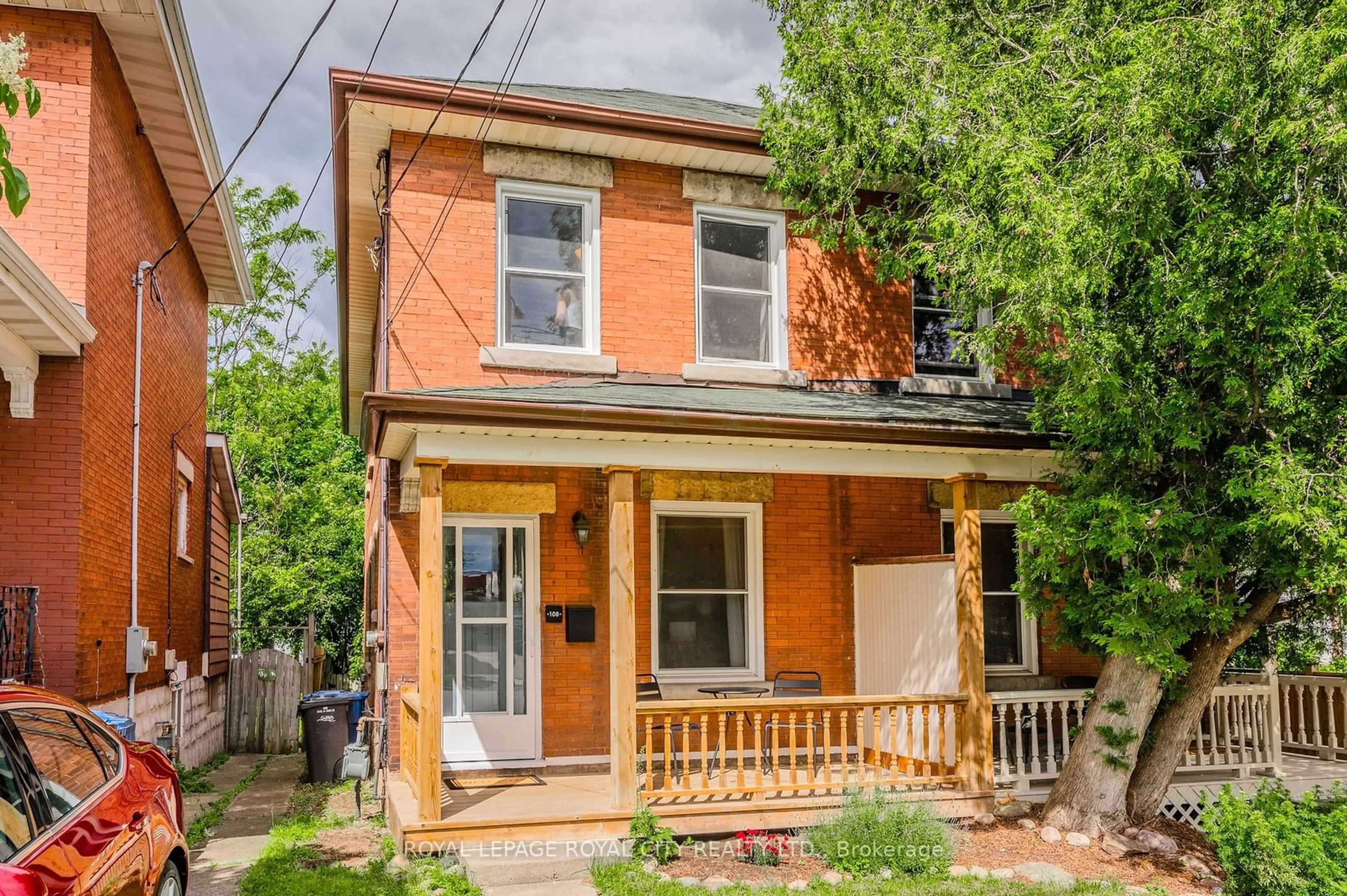 A pic from exterior of the house or condo, the street view for 108 Harris St, Guelph Ontario N1E 5T1