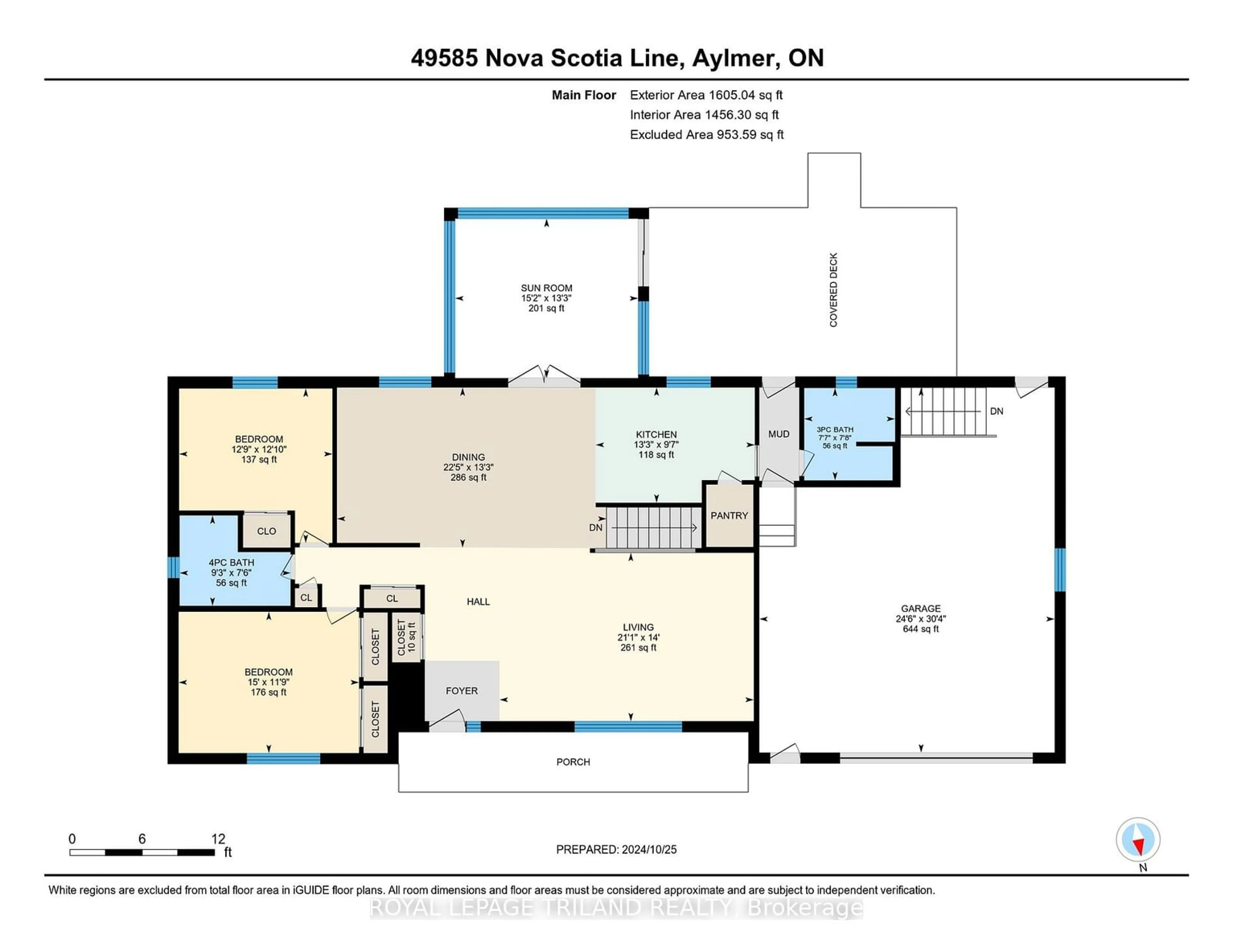 Floor plan for 49485 Nova Scotia Line, Malahide Ontario N5H 2R2