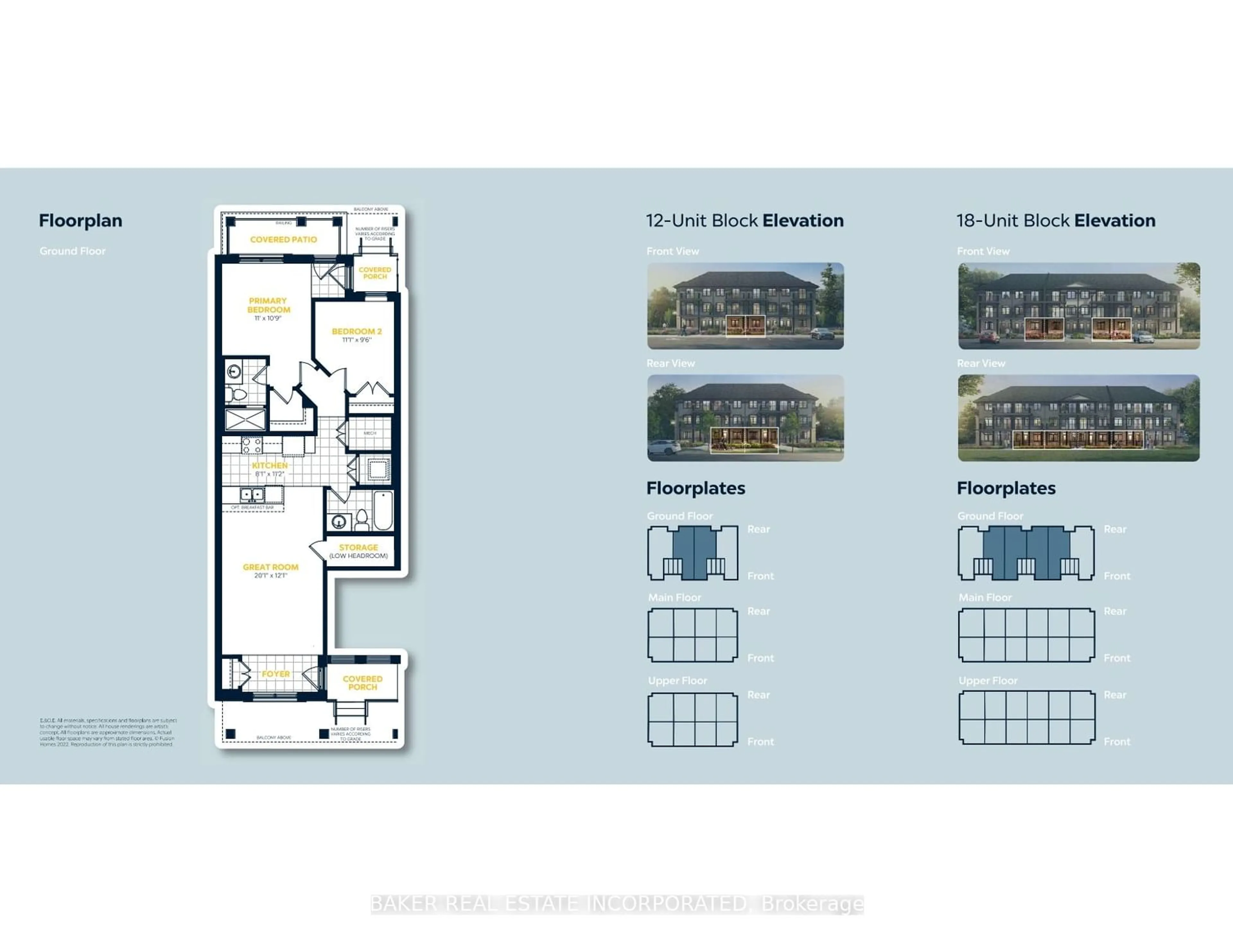 Floor plan for 73 Lomond Lane #96, Kitchener Ontario N2R 0T6