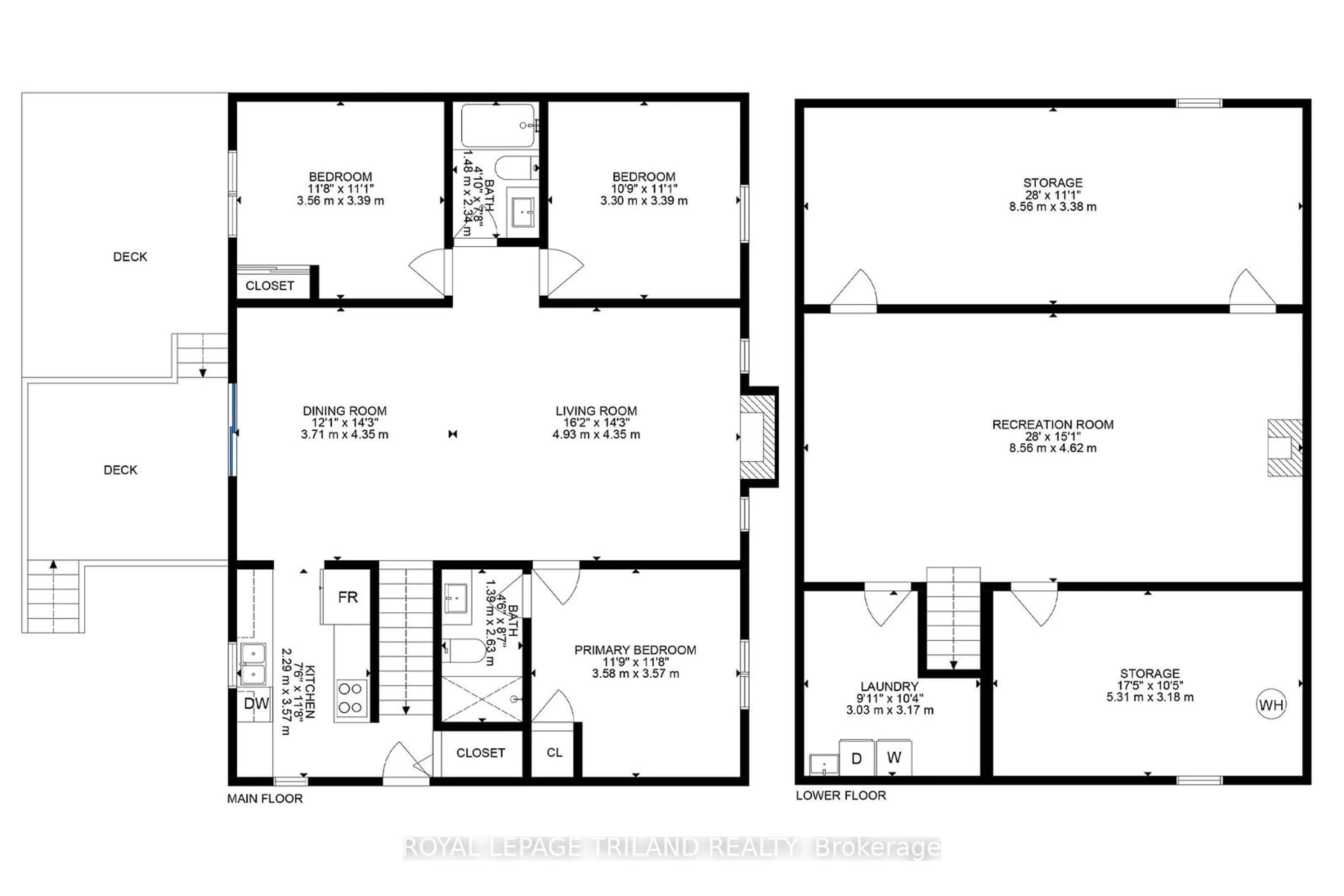 Floor plan for 10248 Pinetree Dr, Lambton Shores Ontario N0M 1T0