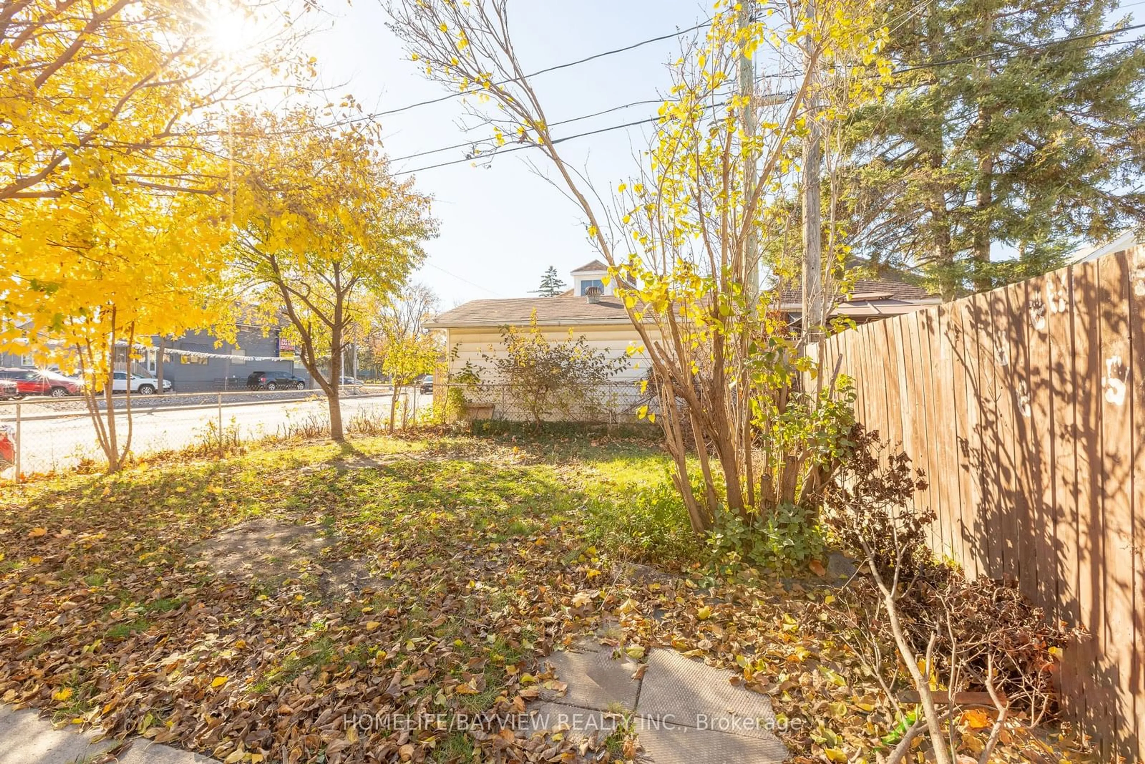 Patio, the fenced backyard for 1343 Lillian Ave, Windsor Ontario N8X 4A4