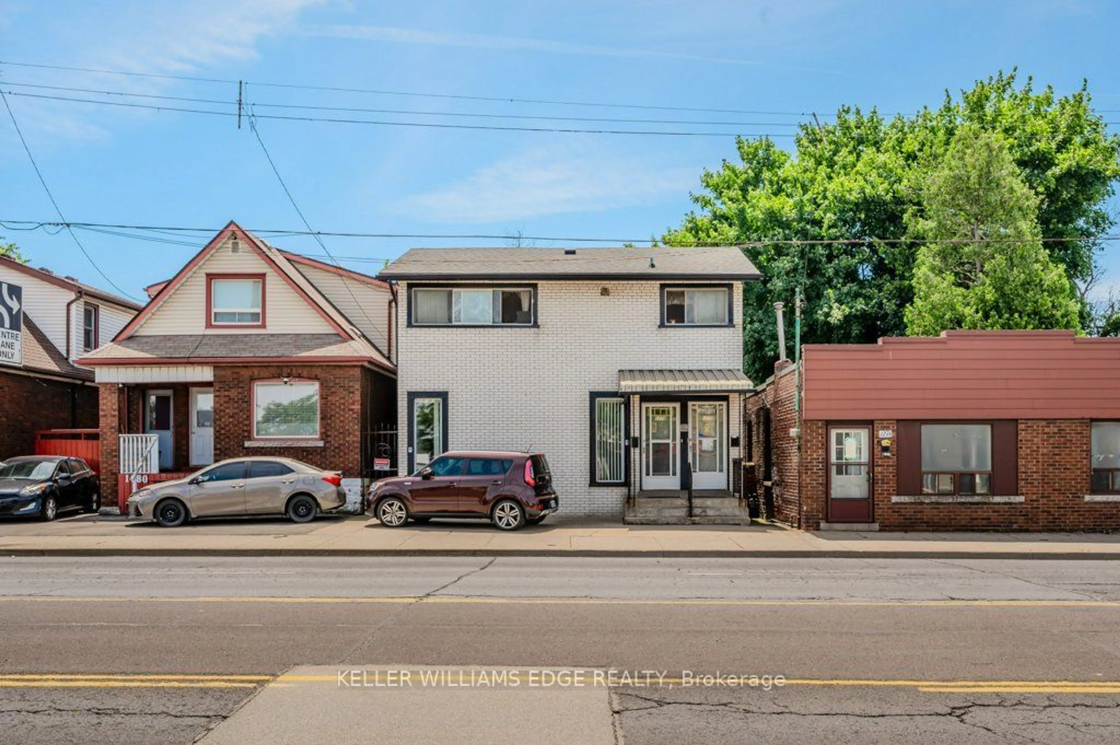 A pic from exterior of the house or condo, the front or back of building for 1278 Barton St, Hamilton Ontario L8H 2W1