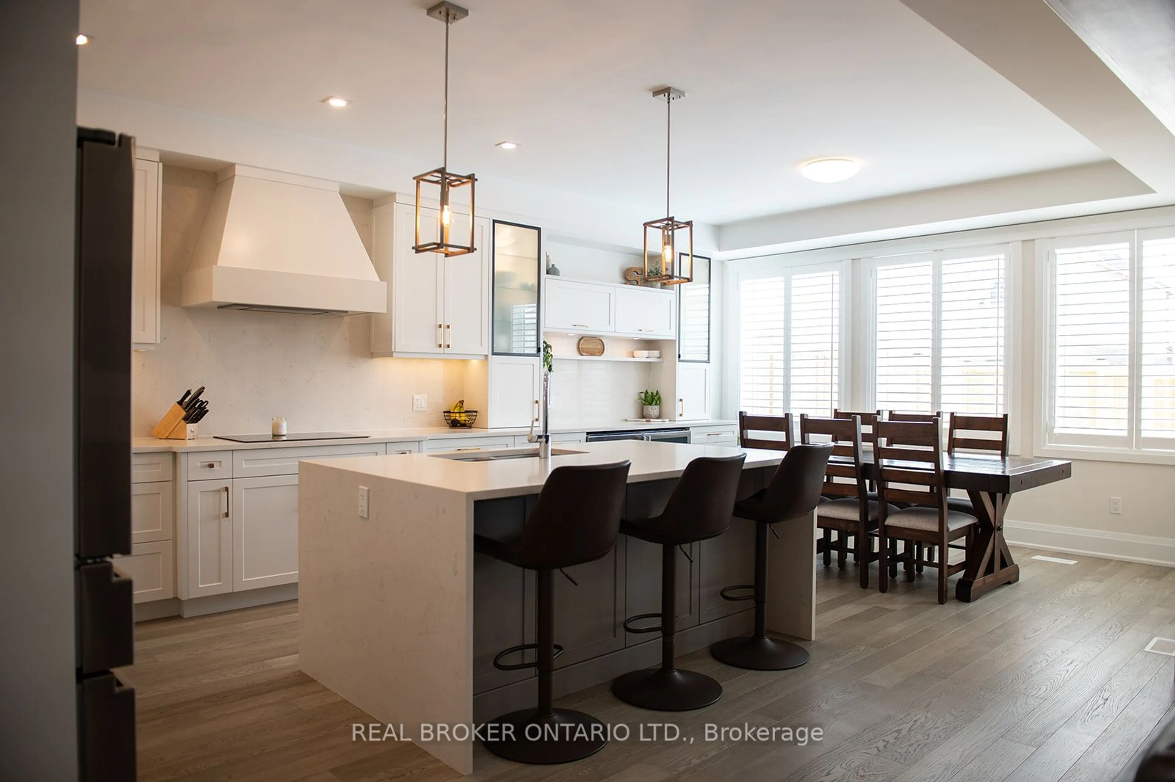 Contemporary kitchen, wood floors for 58 York Dr, Smith-Ennismore-Lakefield Ontario K9K 0H8