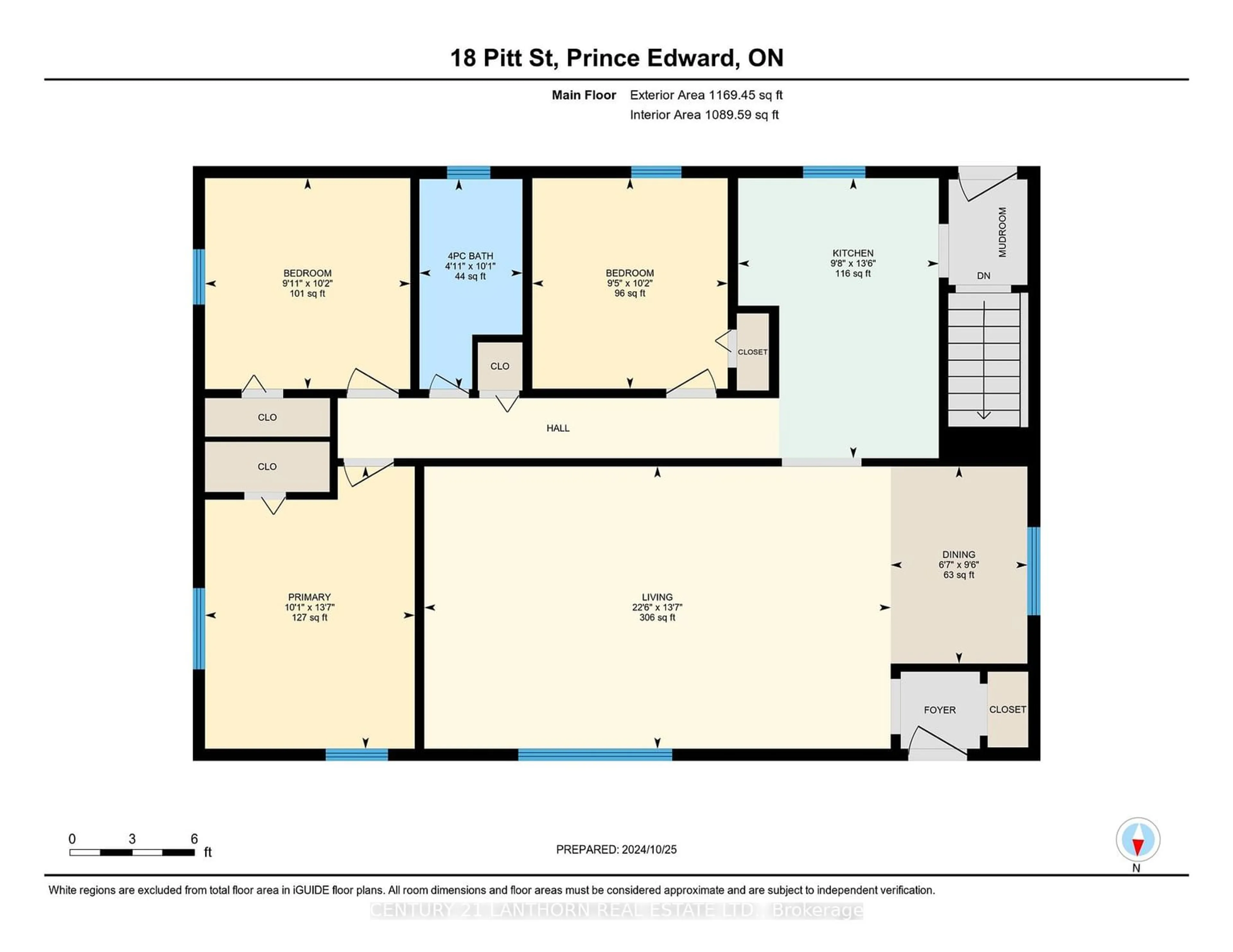 Floor plan for 18 Pitt St, Prince Edward County Ontario K0K 2T0