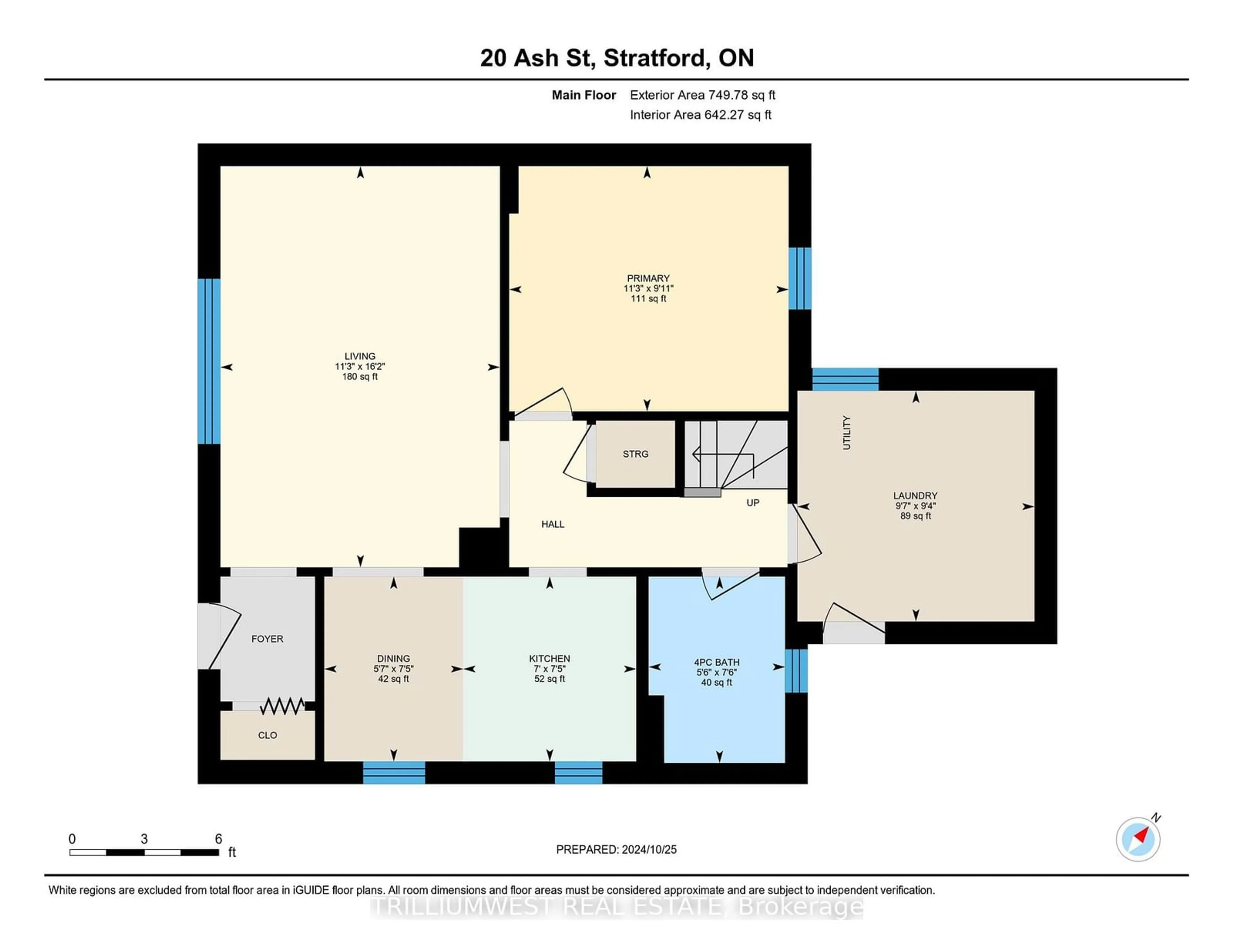 Floor plan for 20 Ash St, Stratford Ontario N5A 1M6