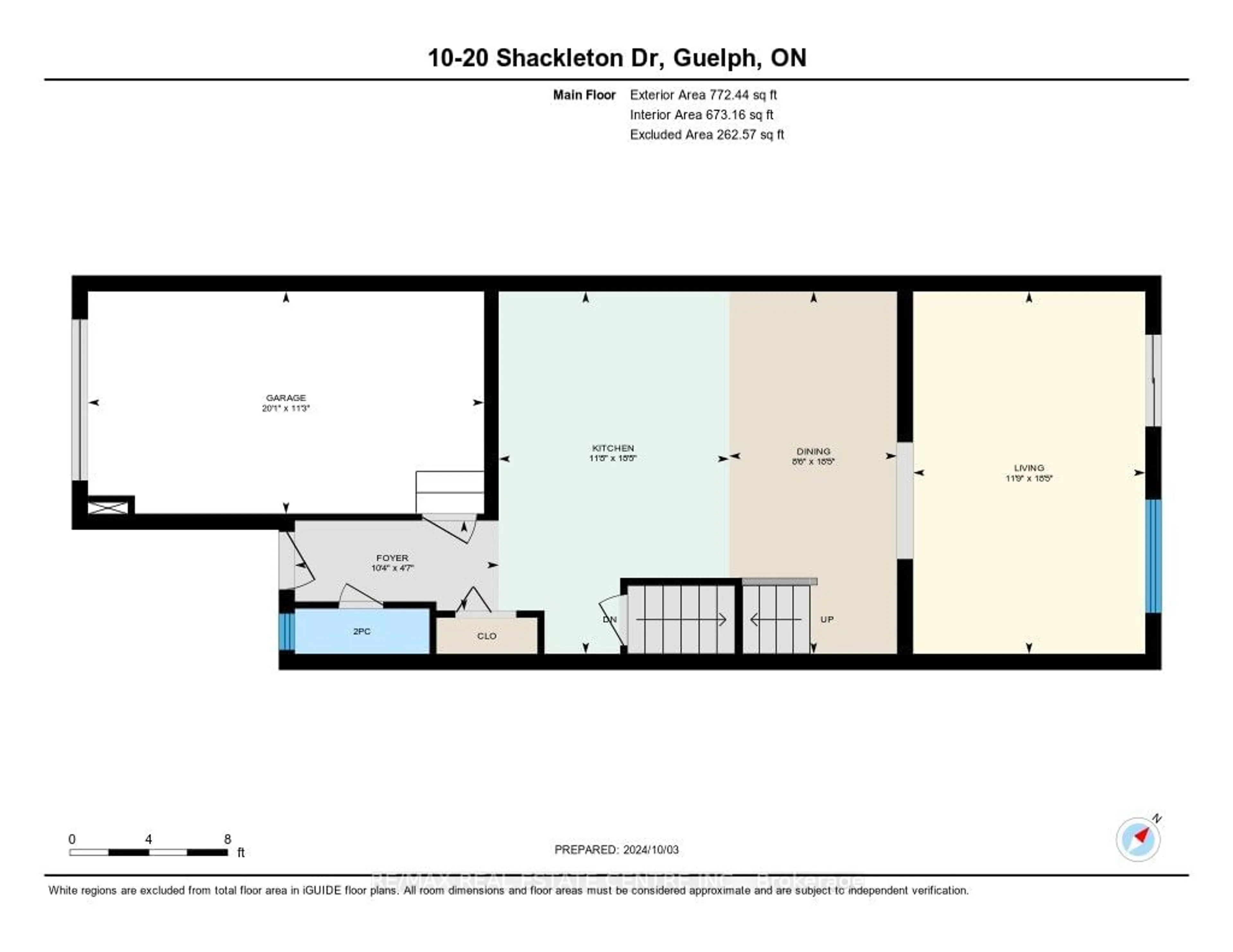 Floor plan for 20 Shackleton Dr, Guelph Ontario N1E 0C5