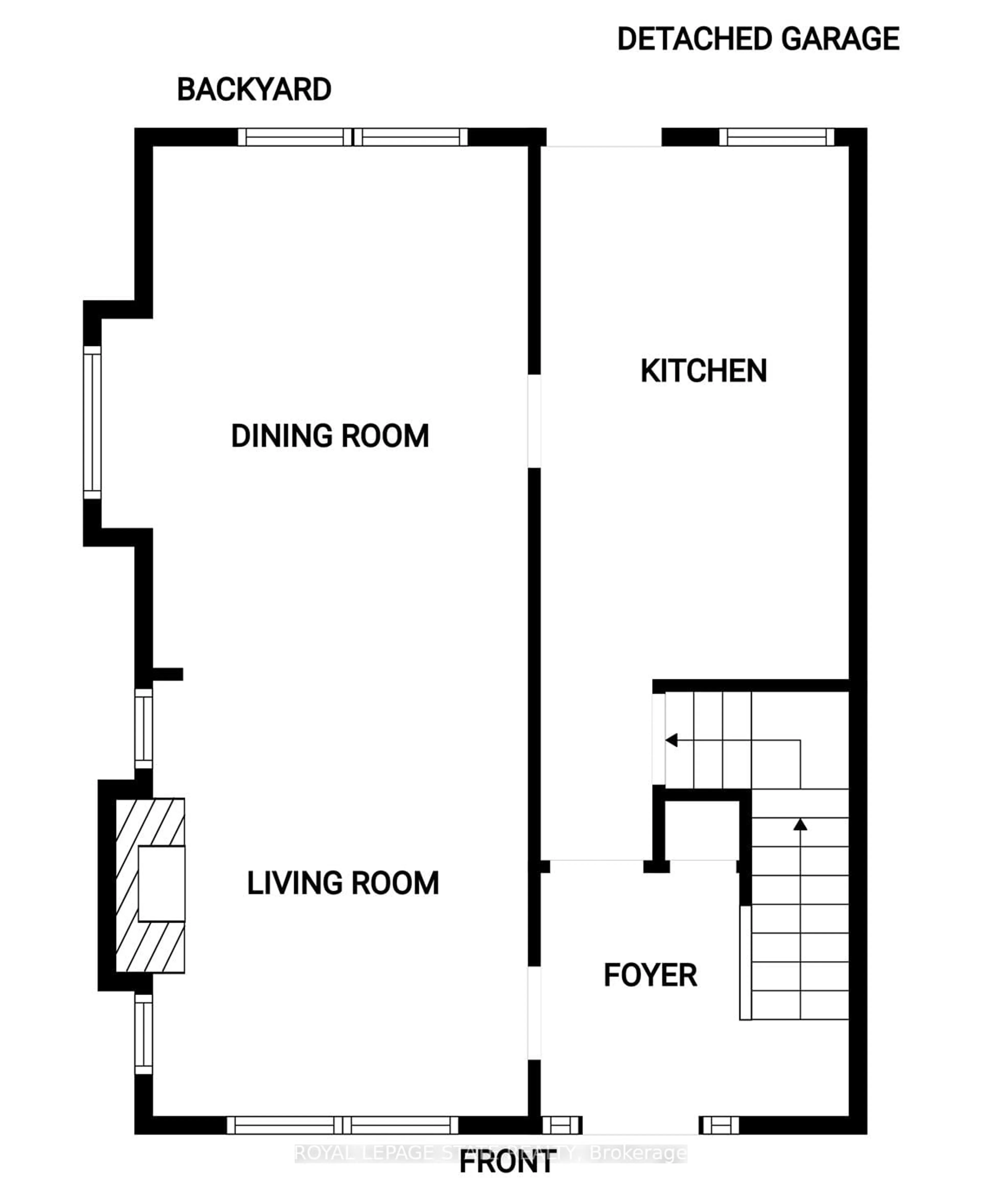 Floor plan for 189 Edgemont St, Hamilton Ontario L8K 2J1