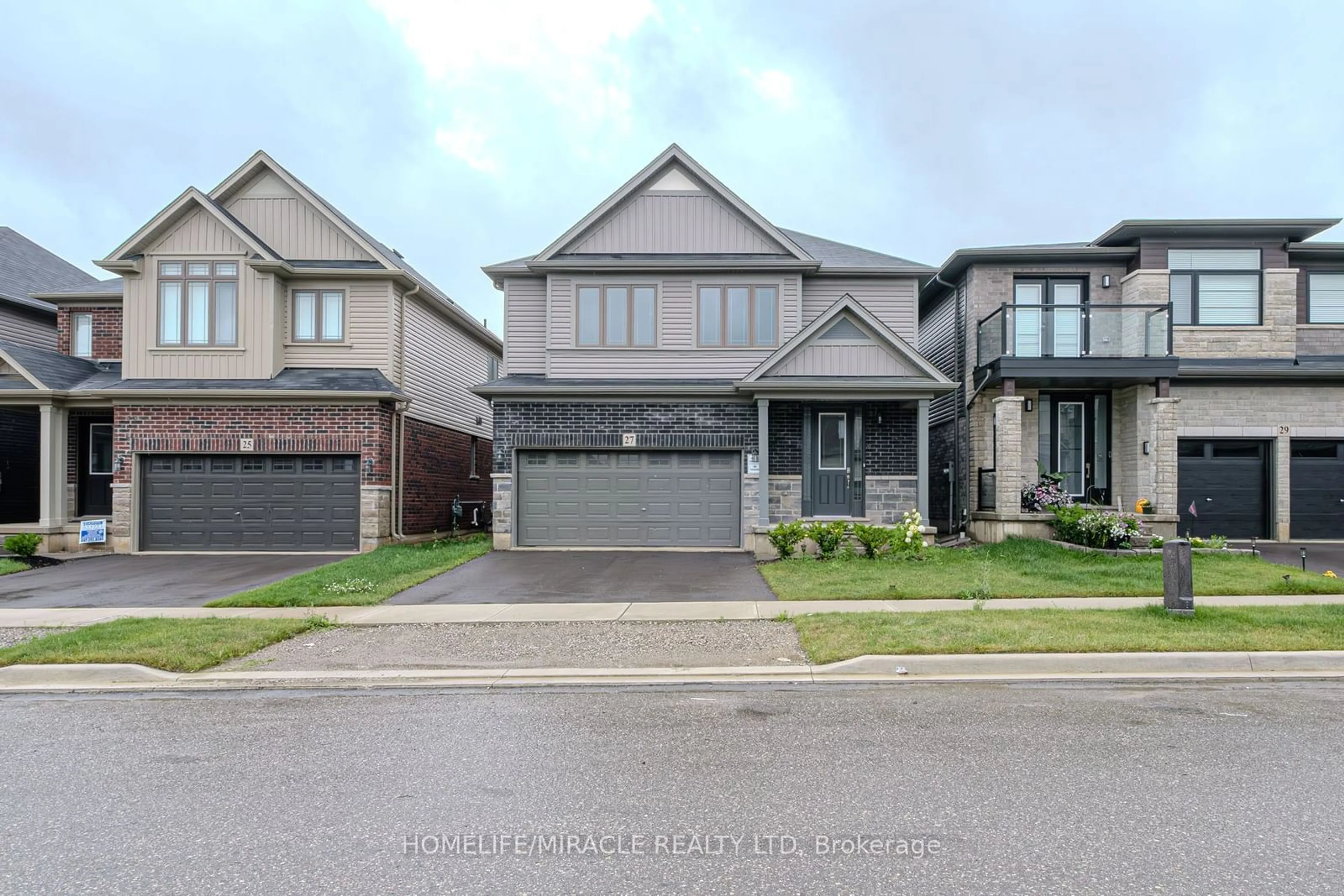 Frontside or backside of a home, the street view for 27 Mclaren Ave, Brantford Ontario N3T 5L5