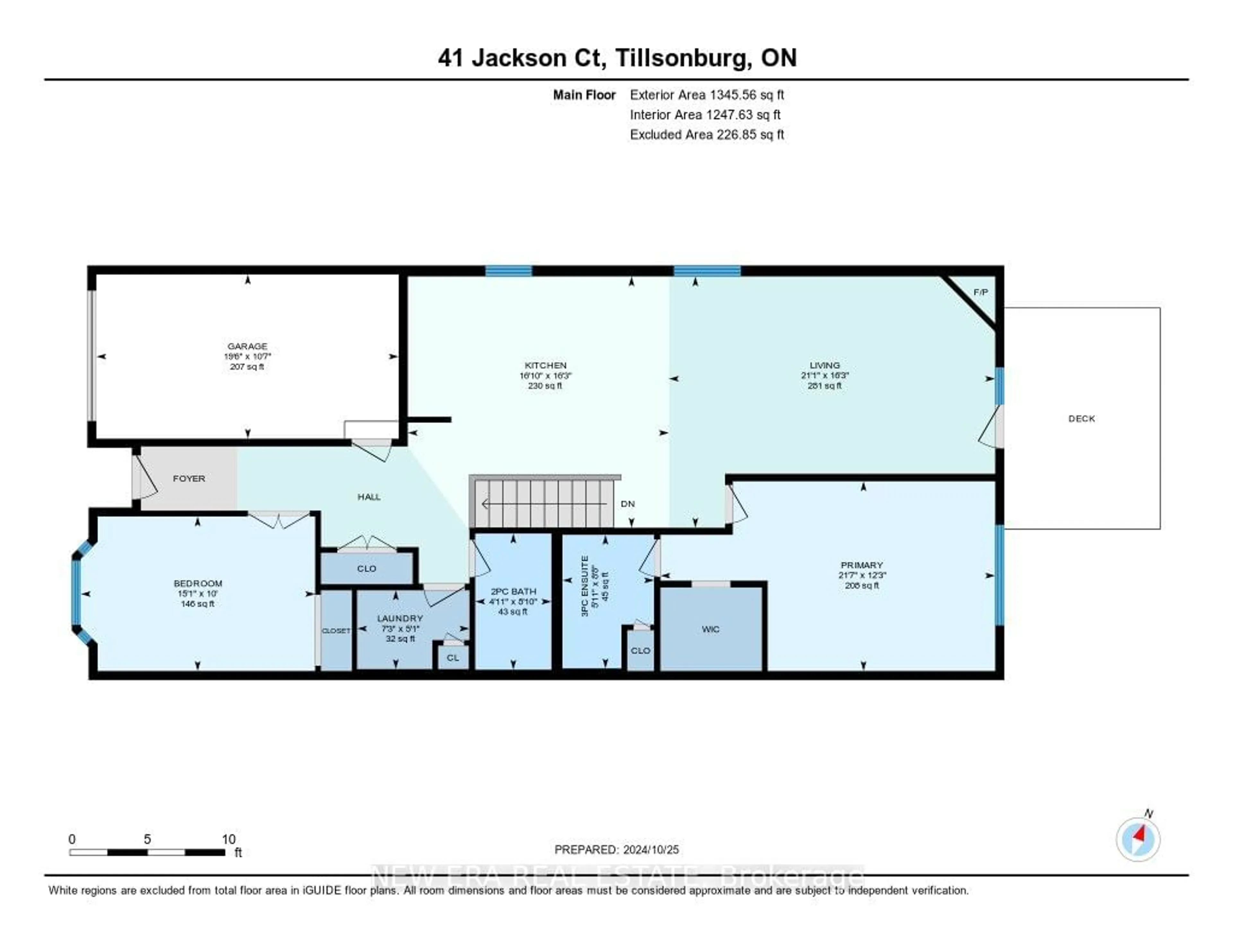 Floor plan for 41 Jackson Crt, Tillsonburg Ontario N4G 5R4