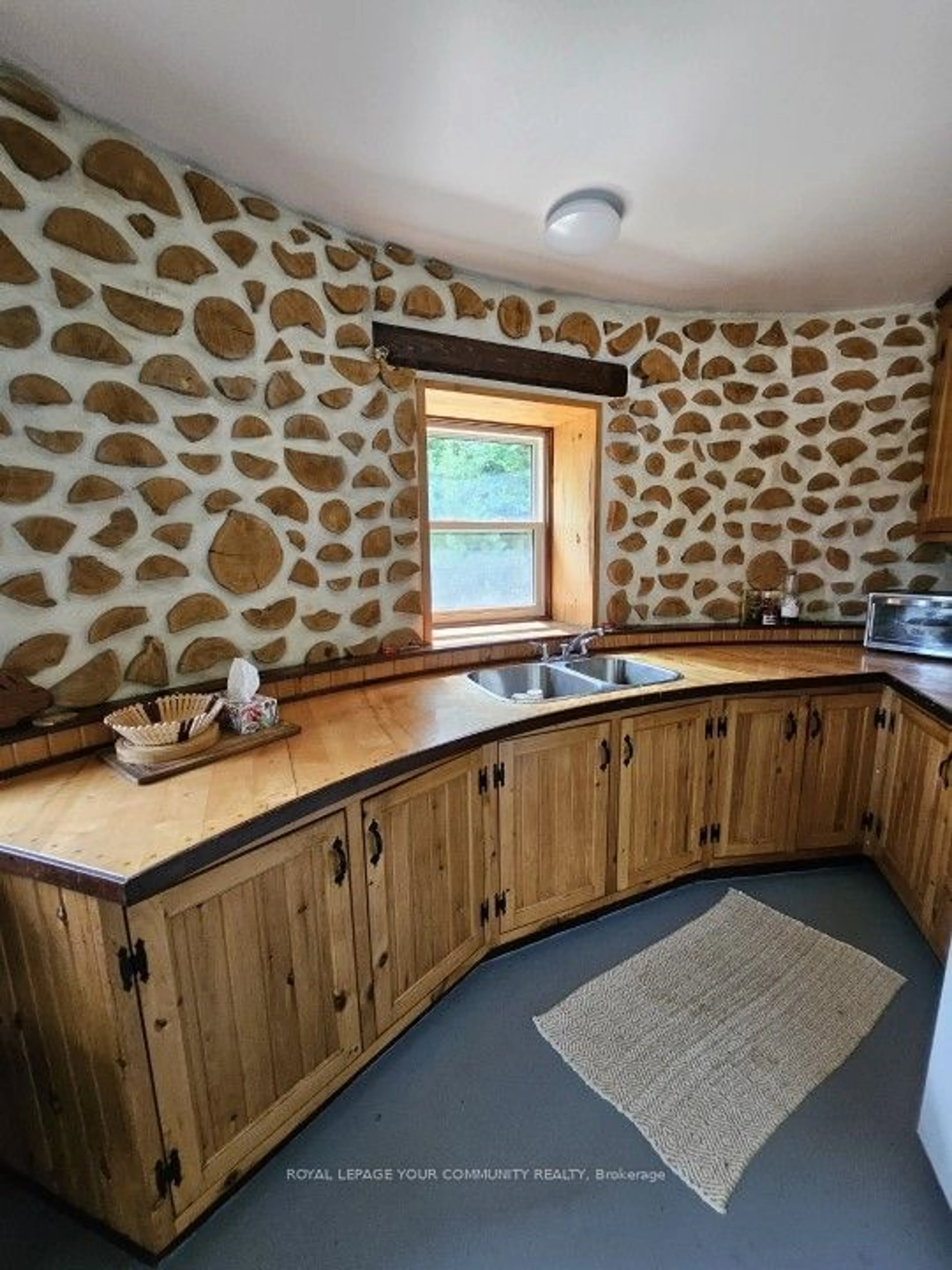 Rustic kitchen, wood floors, cottage for 5401 Centennial Lake Rd, Greater Madawaska Ontario K0J 2R0