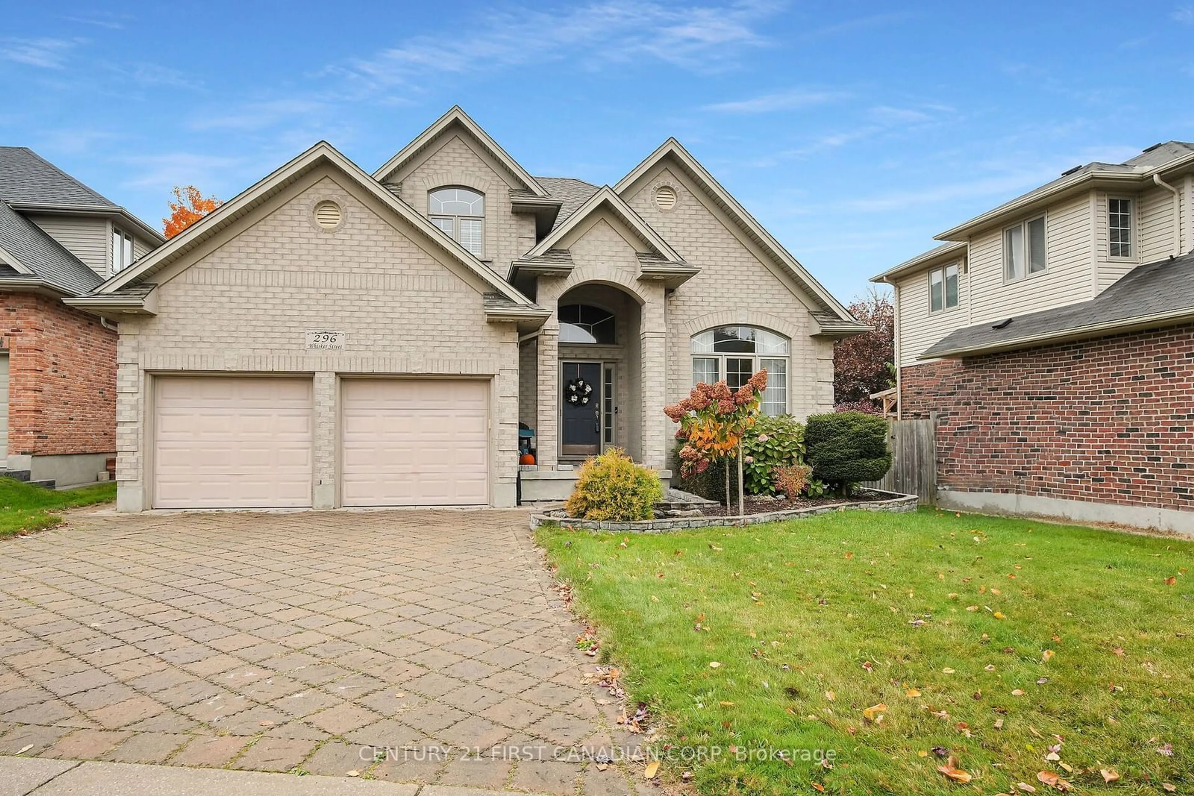 Frontside or backside of a home, the street view for 296 Whisker St, London Ontario N5X 4L4