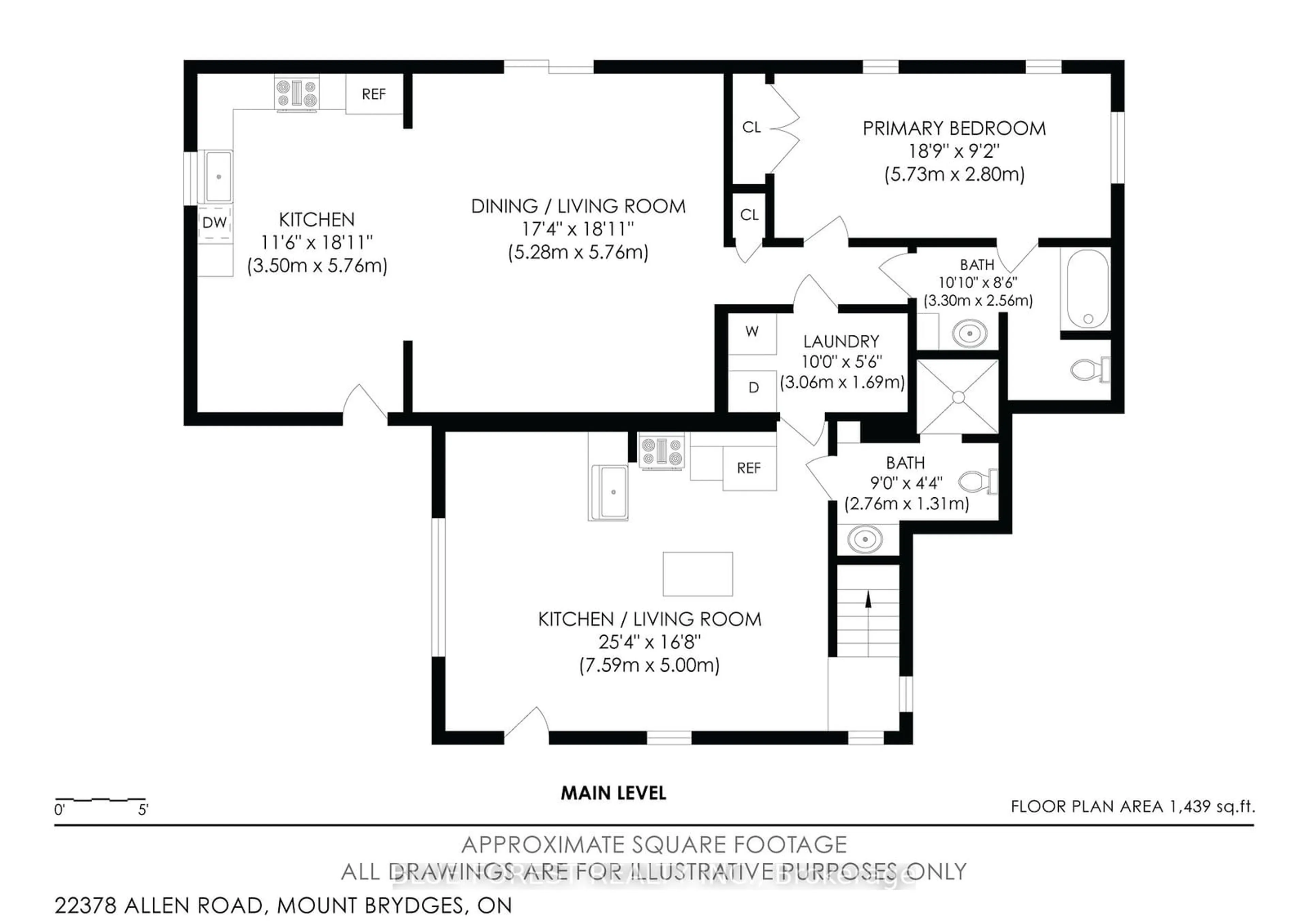 Floor plan for 22378 Allen Rd, Strathroy-Caradoc Ontario N0L 1W0