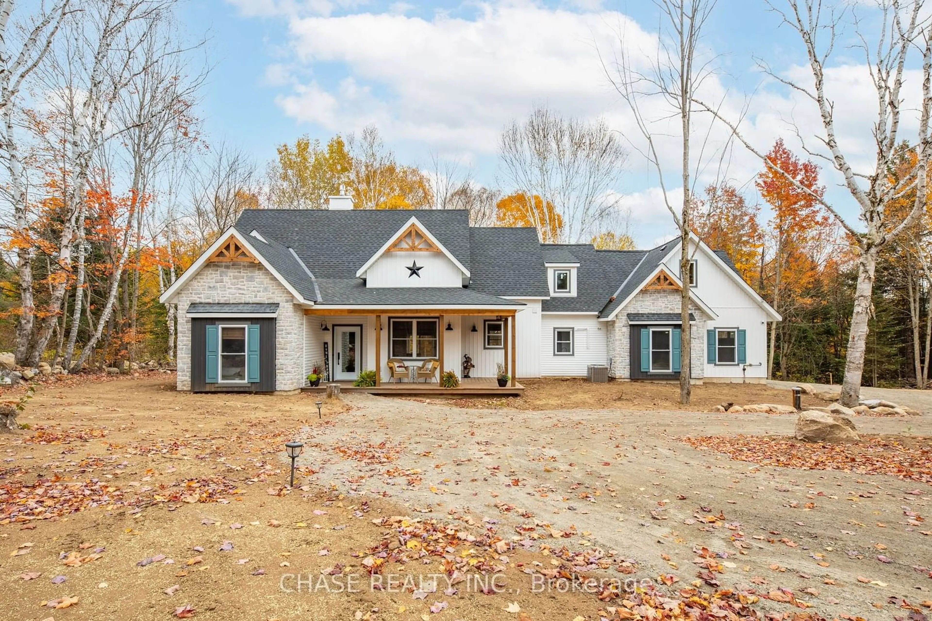 Frontside or backside of a home, cottage for 681 Doe Lake Rd, Armour Ontario P0A 1L0