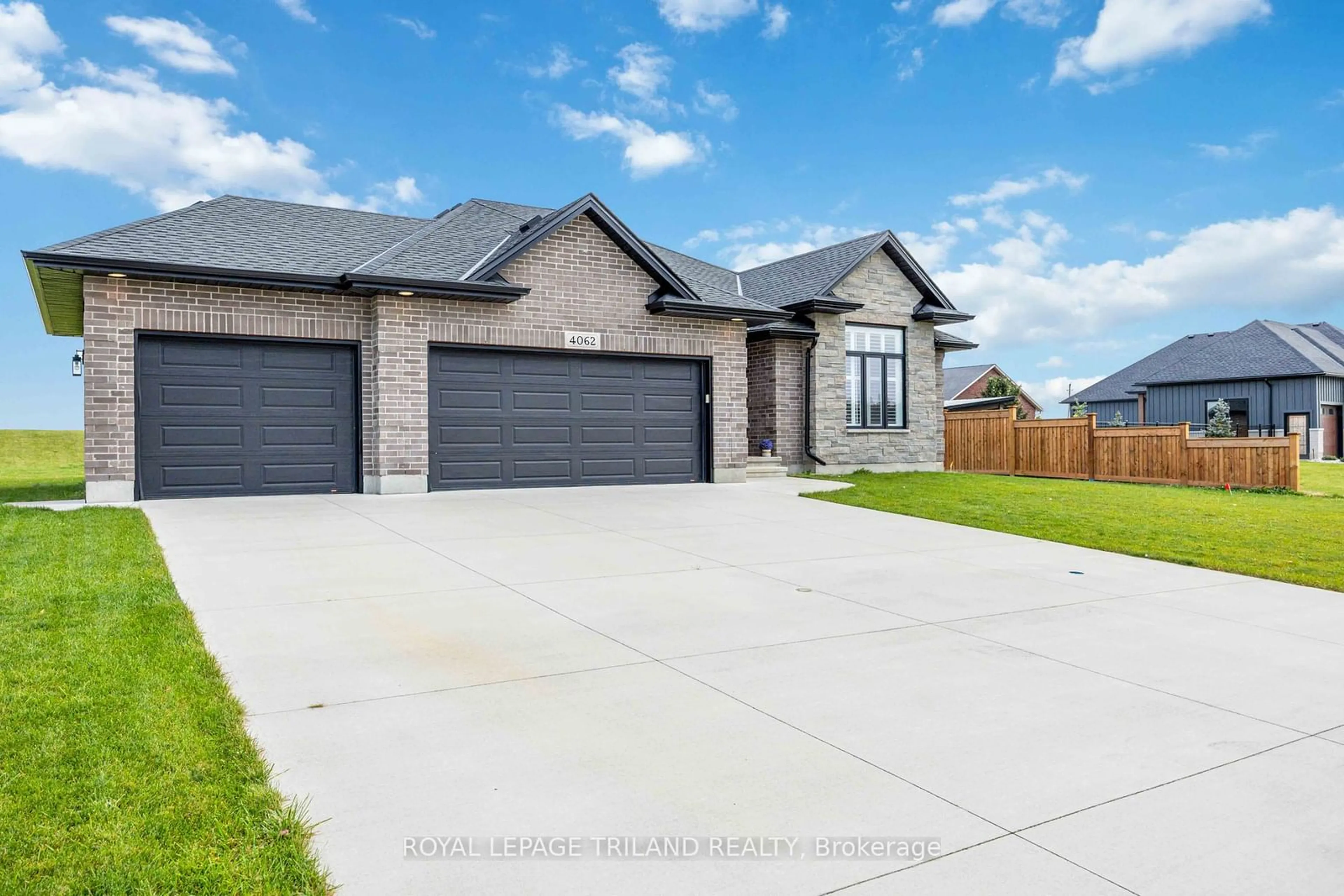 Frontside or backside of a home, the street view for 4062 Van Bree Dr, Plympton-Wyoming Ontario N0N 1J6