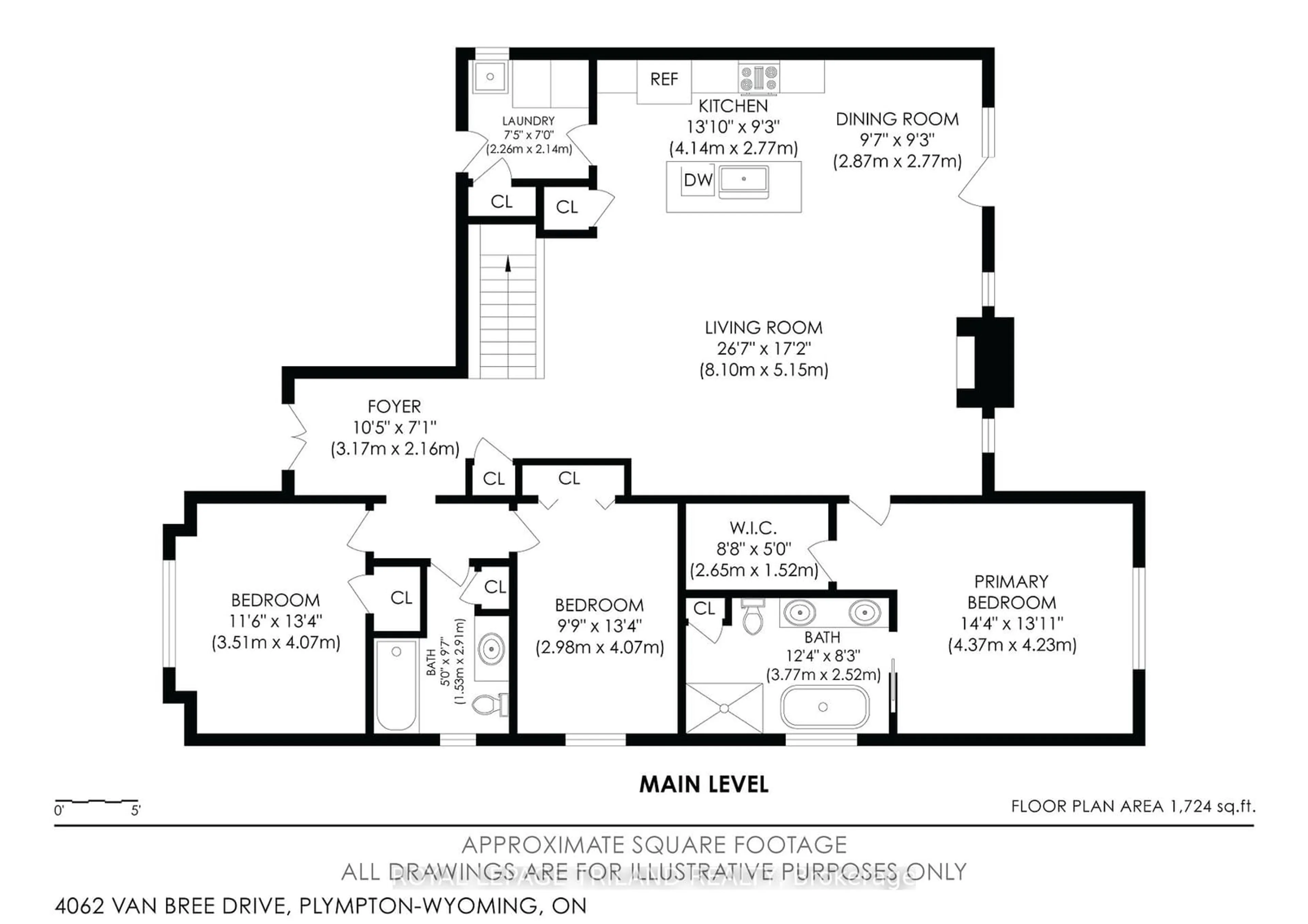 Floor plan for 4062 Van Bree Dr, Plympton-Wyoming Ontario N0N 1J6