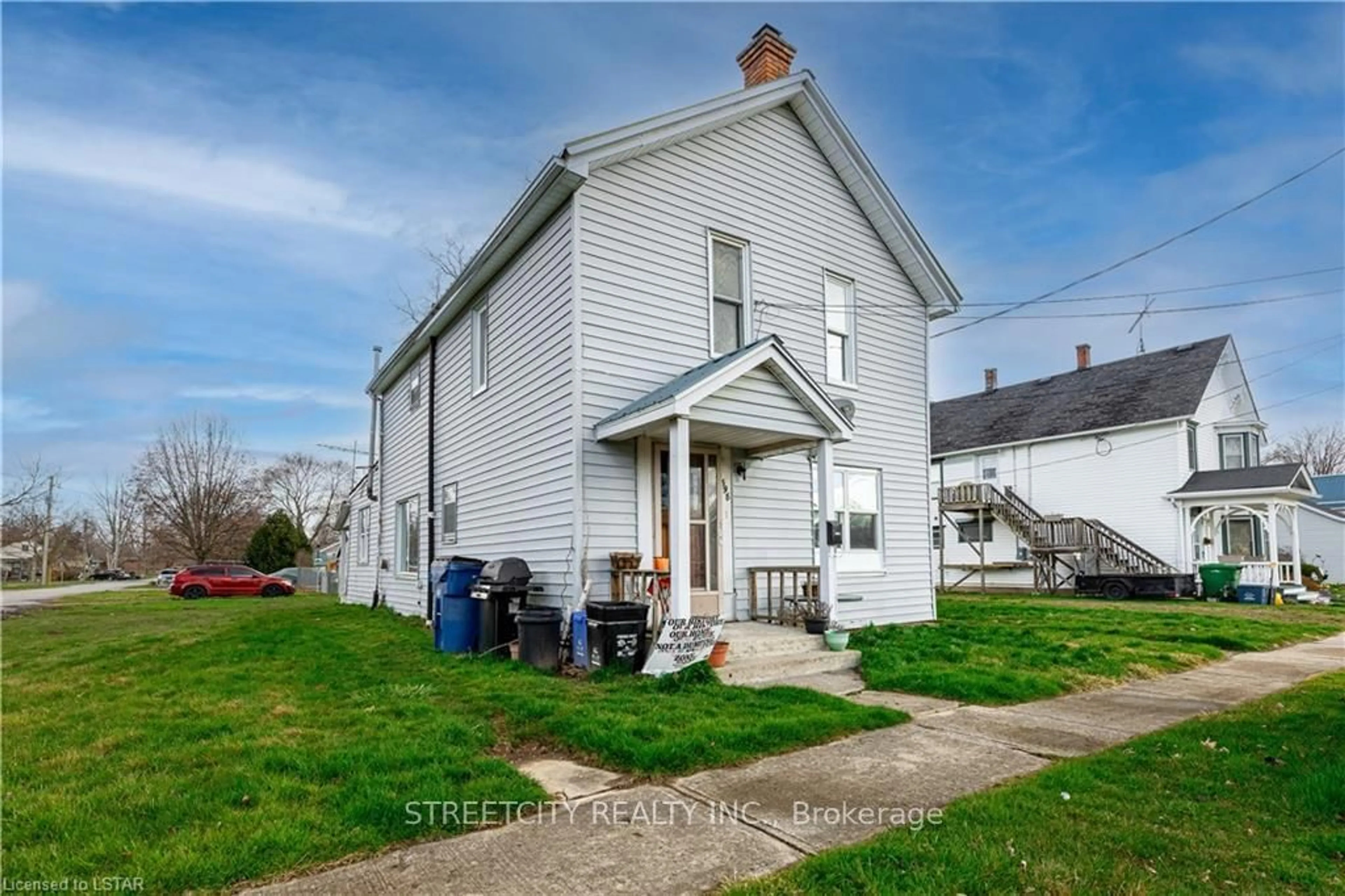 Frontside or backside of a home, the front or back of building for 398 Brown St, Chatham-Kent Ontario N0P 1M0