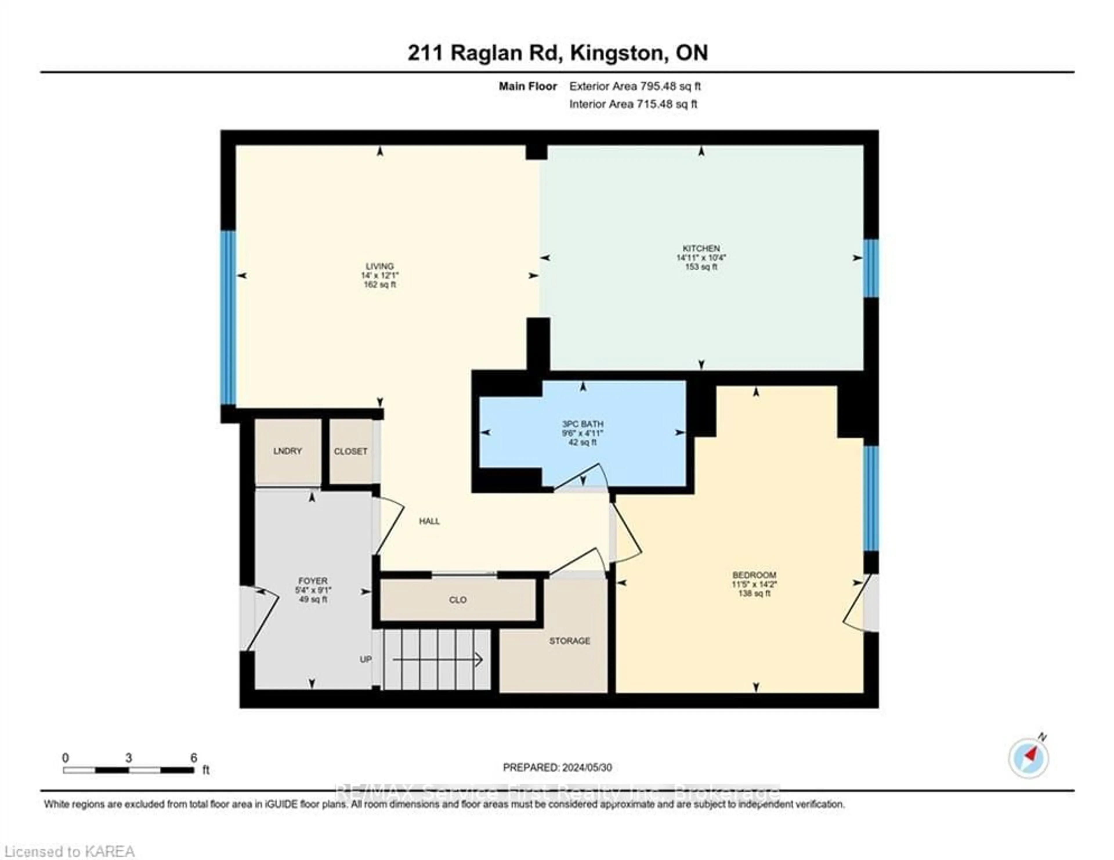 Floor plan for 211 RAGLAN Rd, Kingston Ontario K7K 1L5