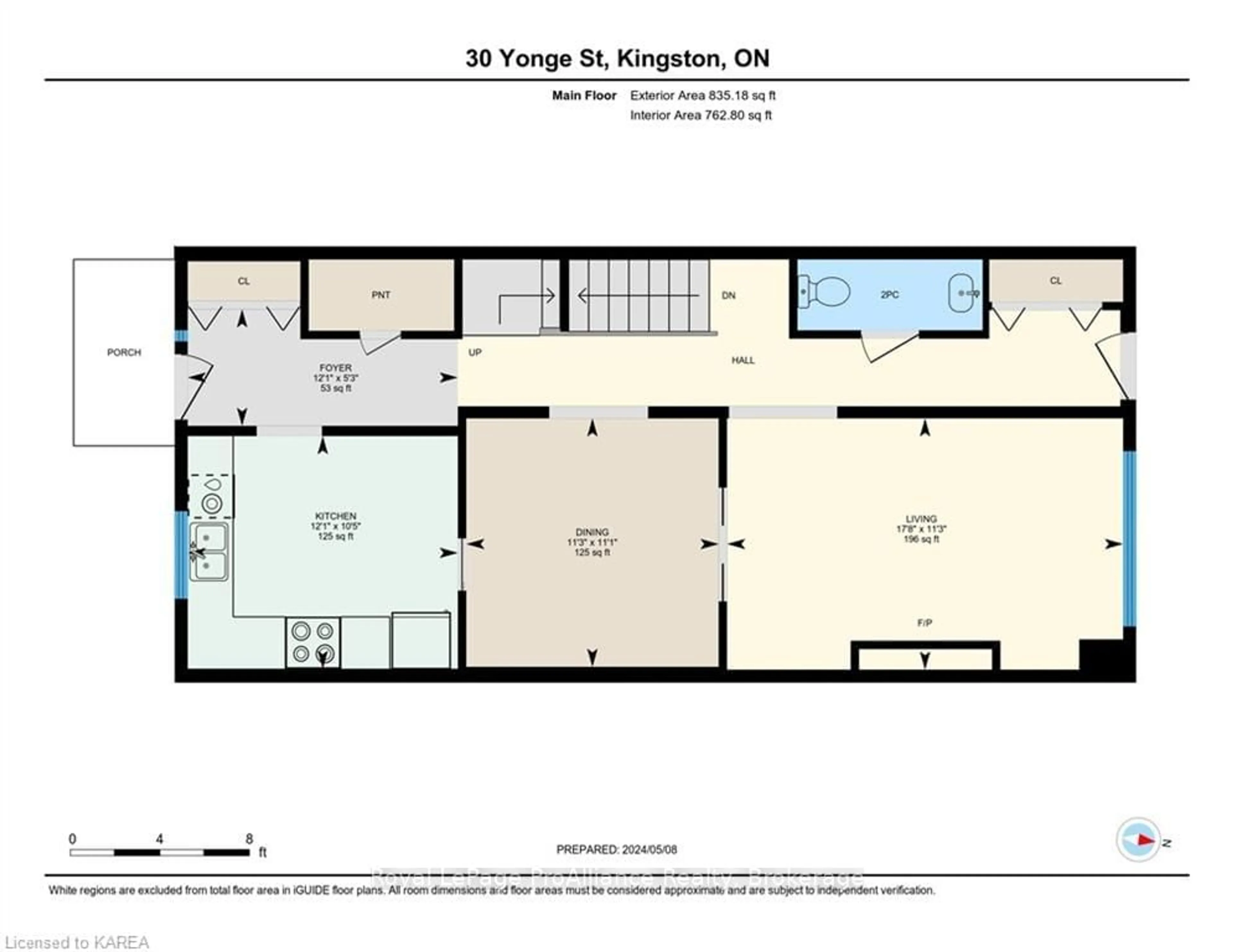 Floor plan for 30 YONGE St, Kingston Ontario K7M 1E3