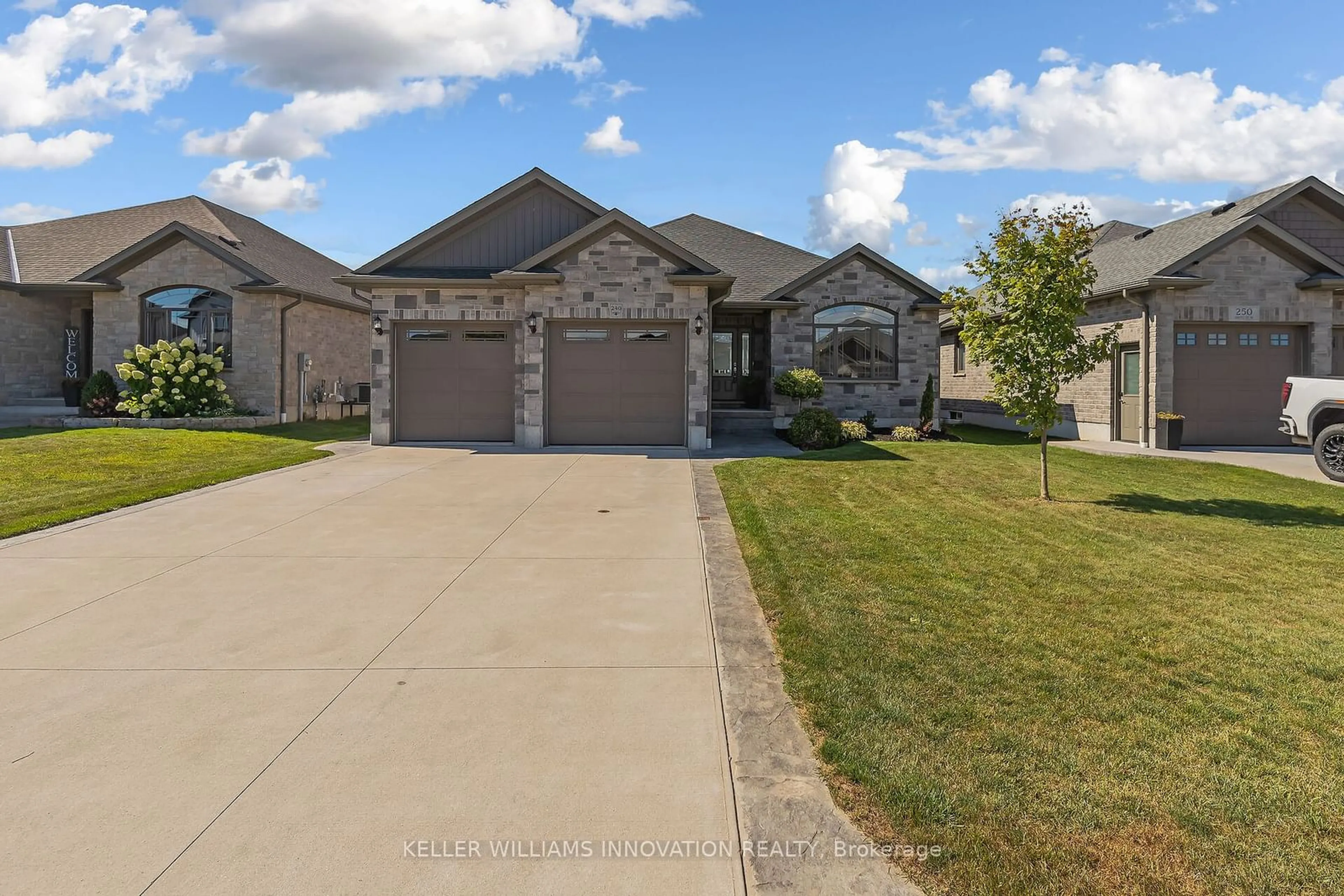 Frontside or backside of a home, the street view for 240 Krotz St, North Perth Ontario N4W 0E1