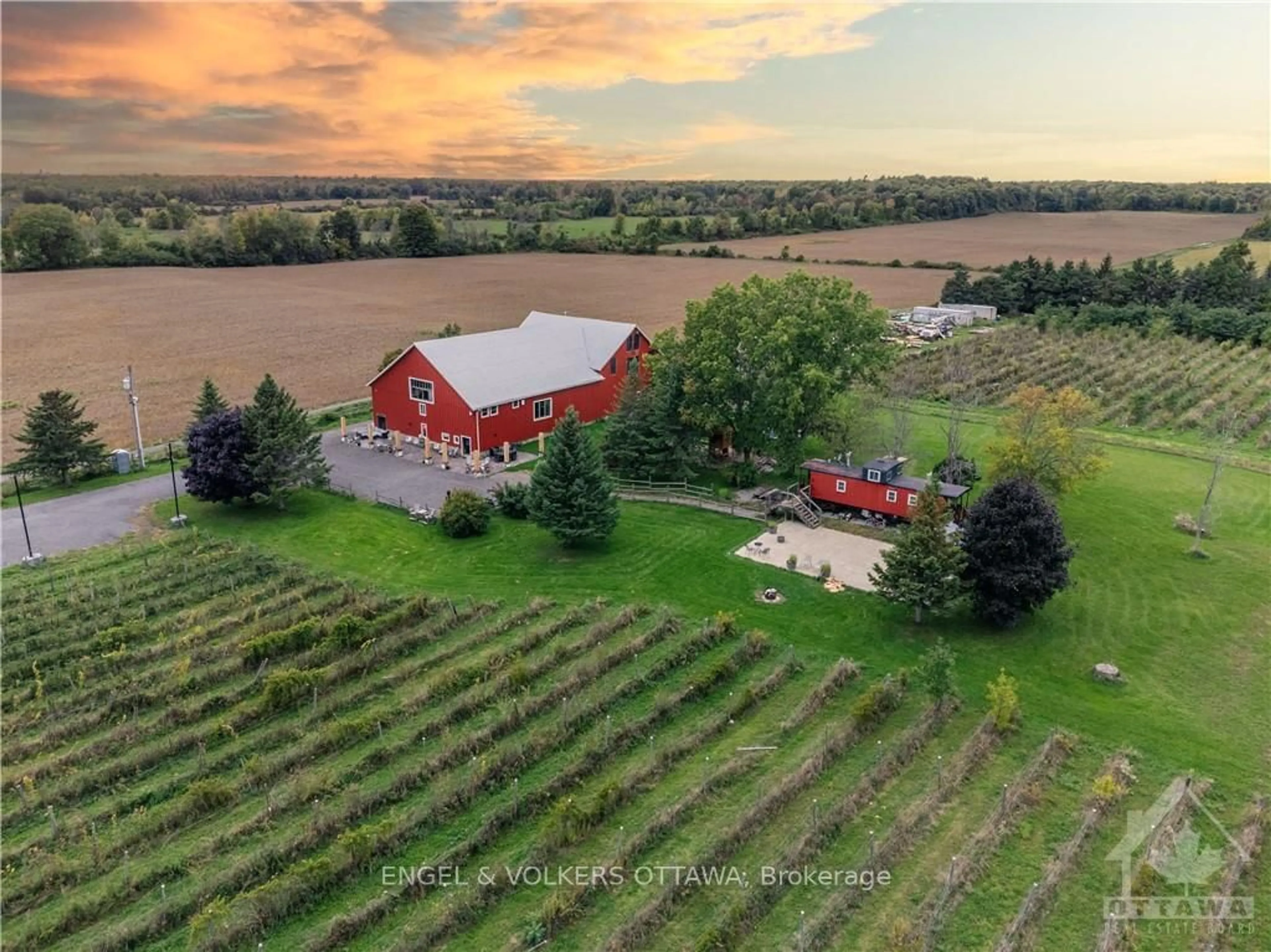 A pic from exterior of the house or condo, the fenced backyard for 9261 33, Greater Napanee Ontario K0H 1G0