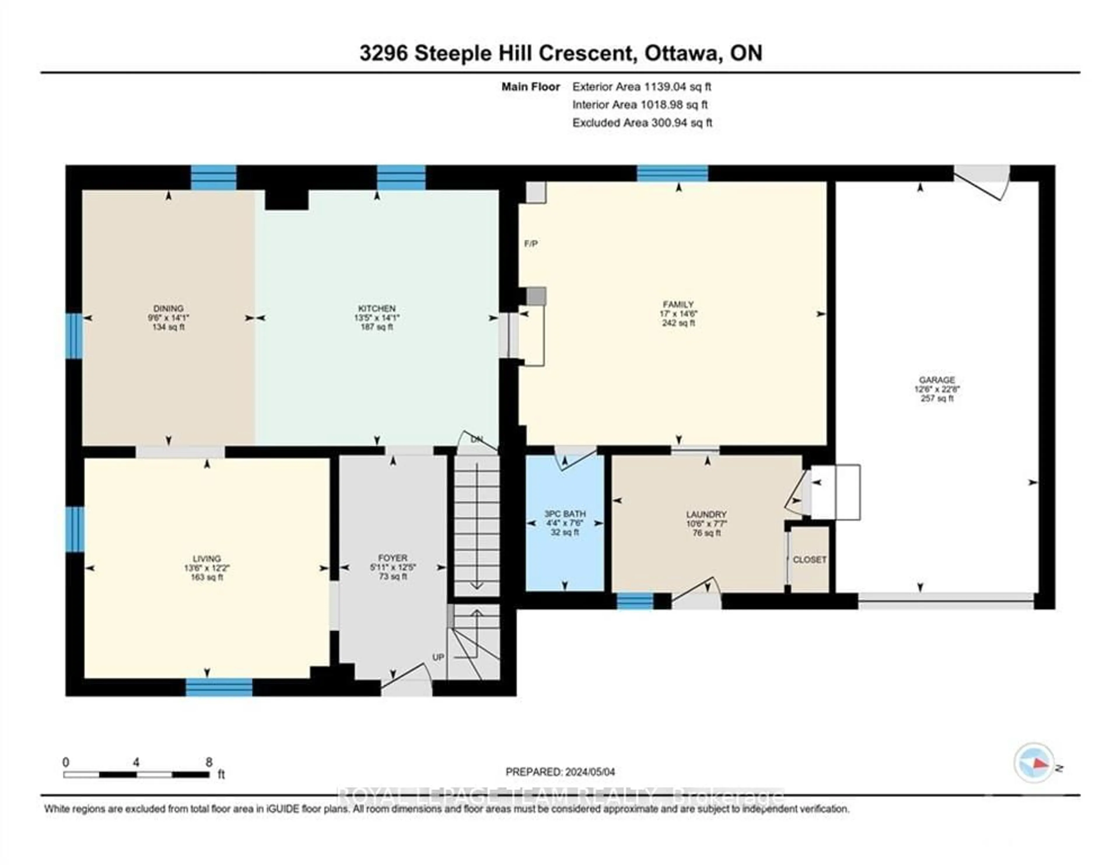 Floor plan for 3296 STEEPLE HILL Cres, Fallowfield Rd South of Ottawa Ontario K0A 2Z0