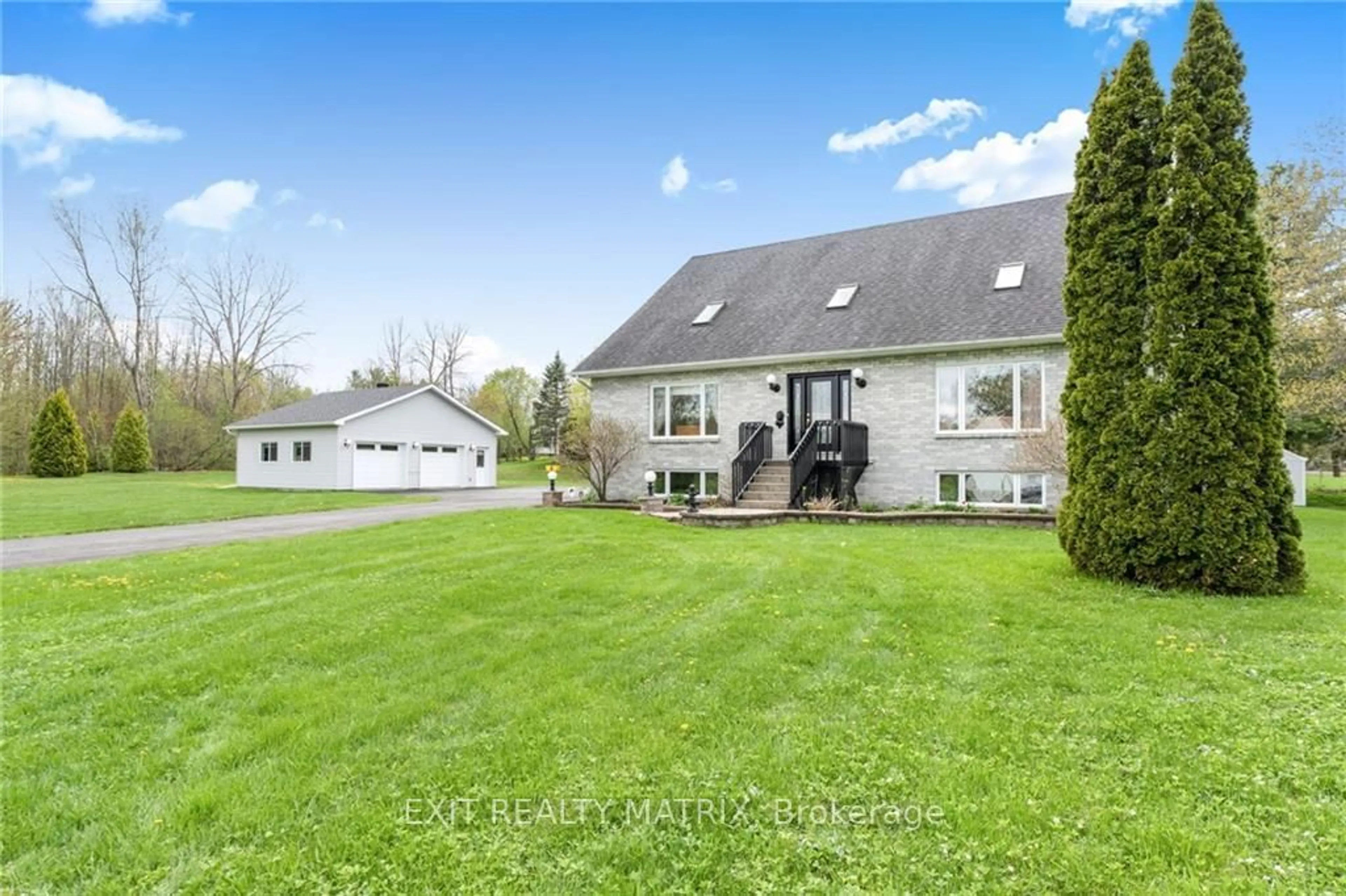 Frontside or backside of a home, the fenced backyard for 9 LANDRIAULT St, Champlain Ontario K0B 1K0