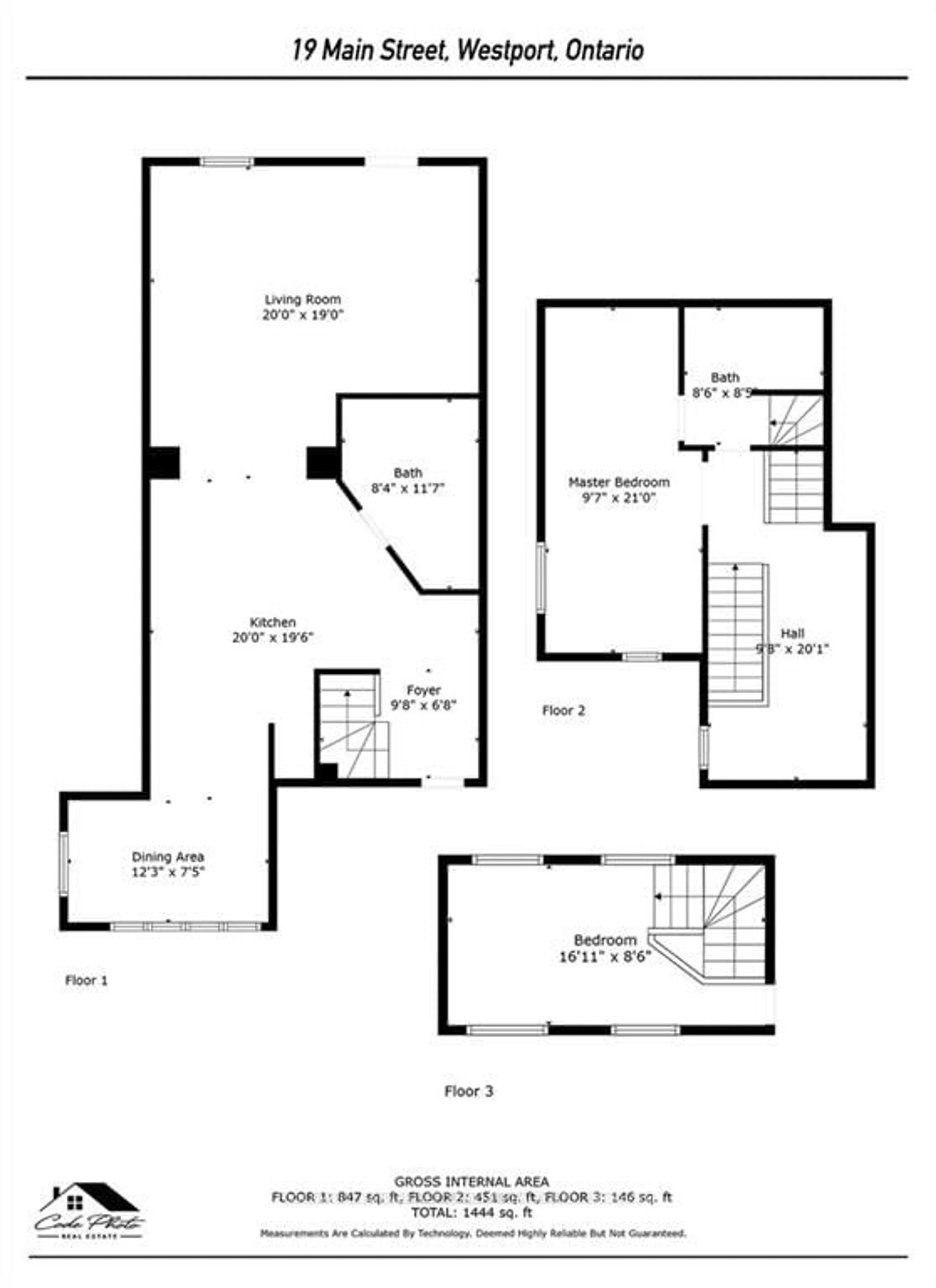 Floor plan for 19 MAIN St #6, Westport Ontario K0G 1X0