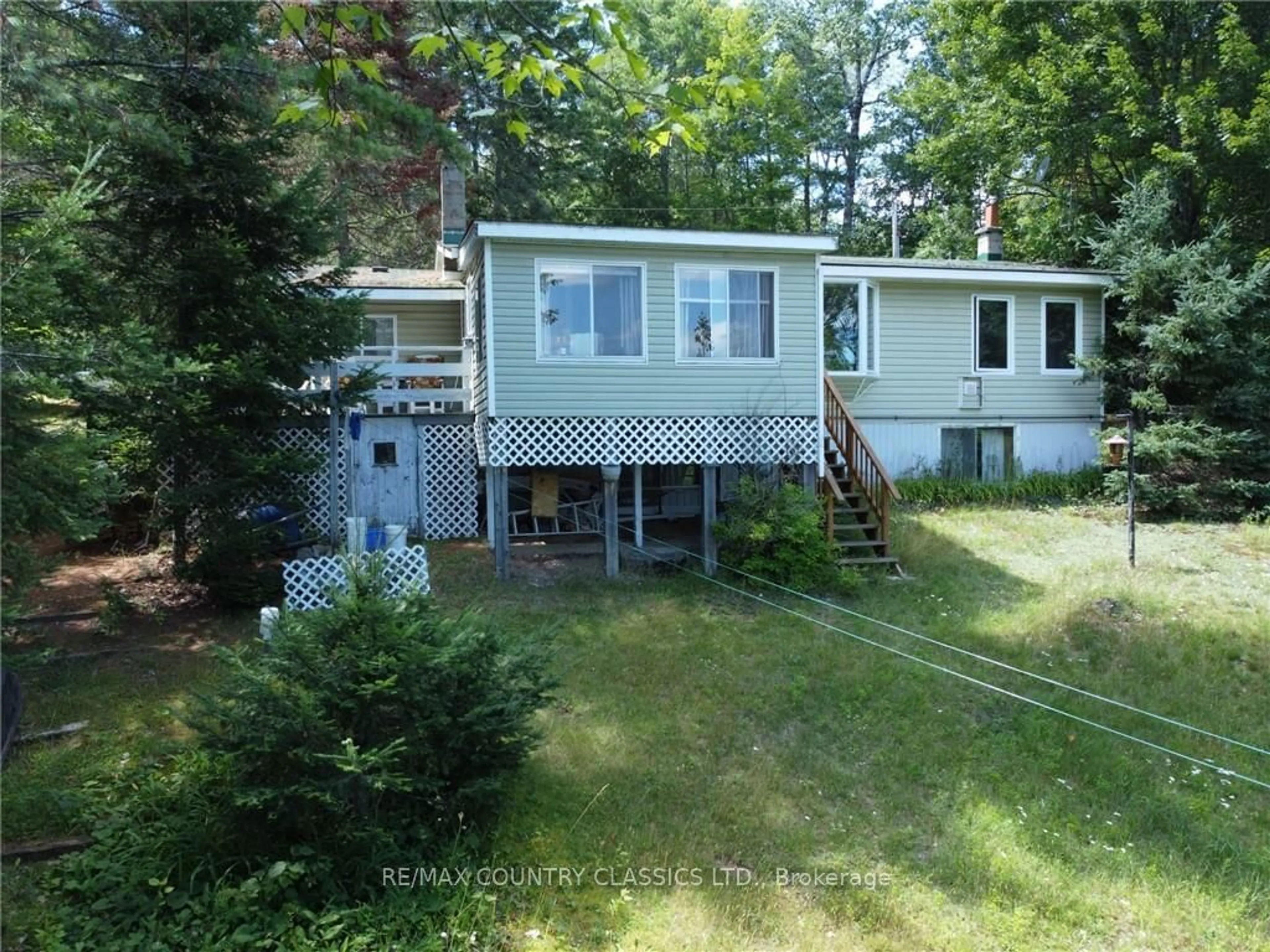 Frontside or backside of a home, cottage for 107 BLACKFISH BAY Rd, Madawaska Valley Ontario K0J 1B0