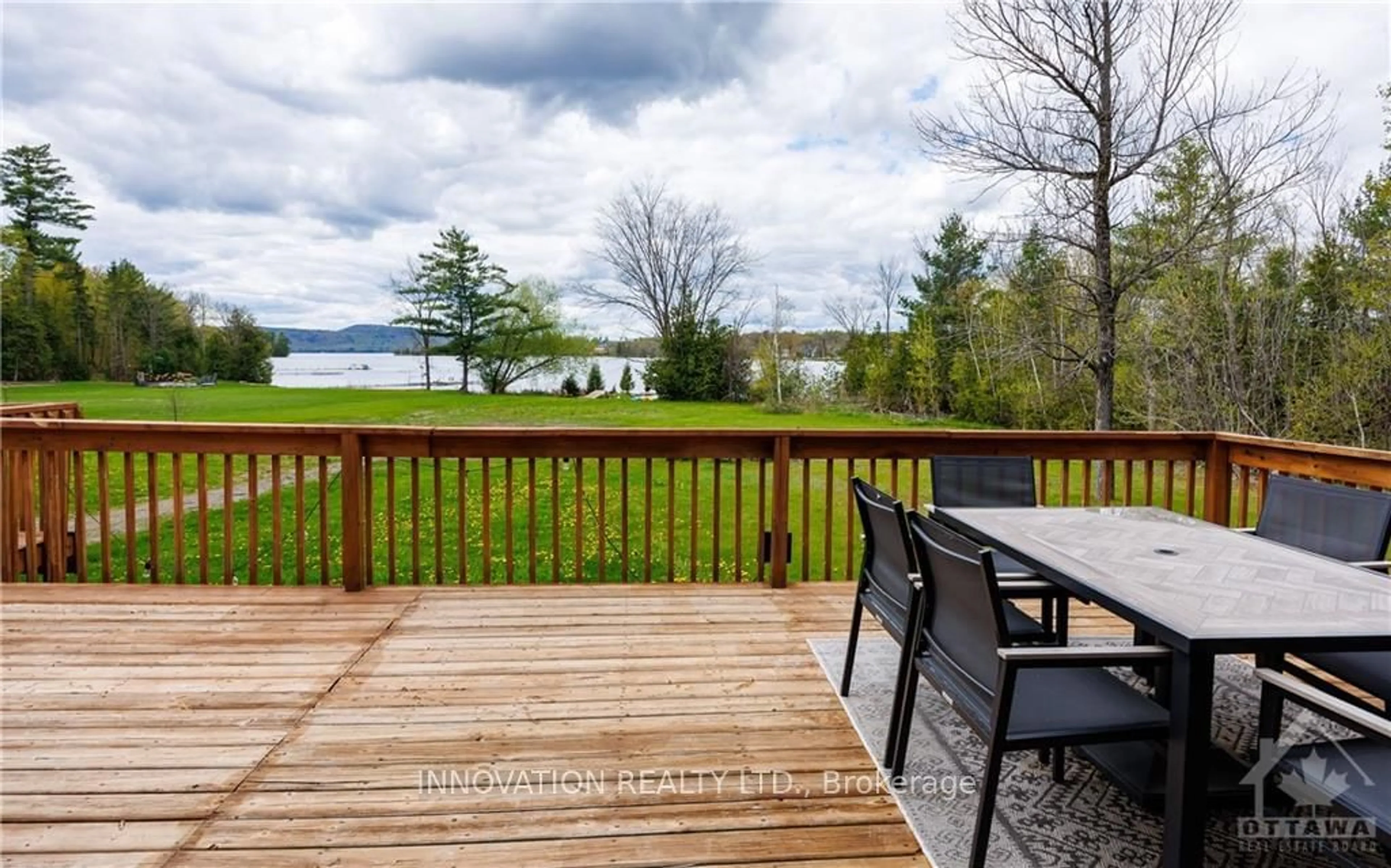 Patio, the view of lake or river for 6 BLUFF POINT Dr, Greater Madawaska Ontario K0J 1H0