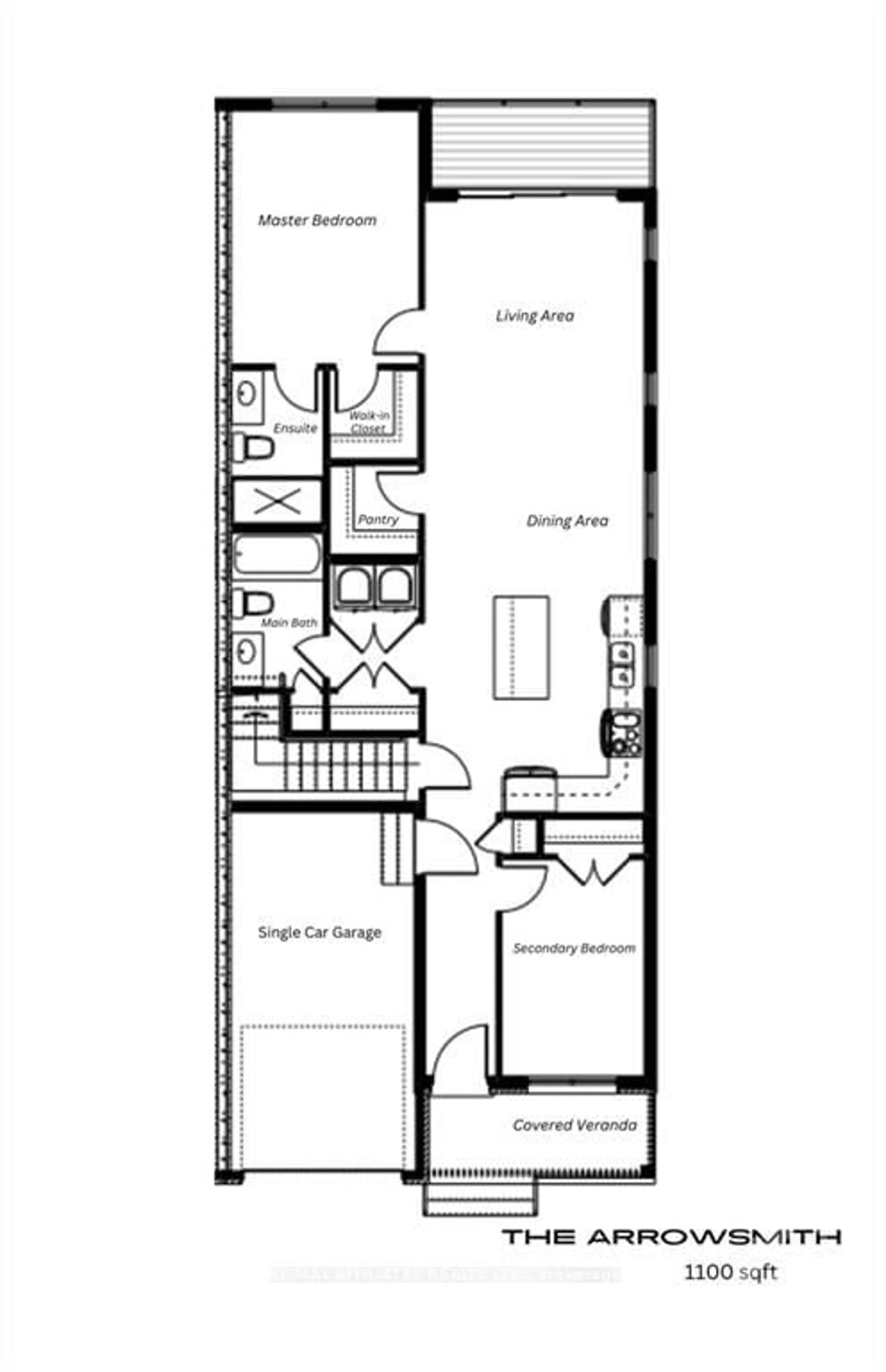 Floor plan for 00 JOHNSTON St #B, Leeds and the Thousand Islands Ontario K0E 1L0