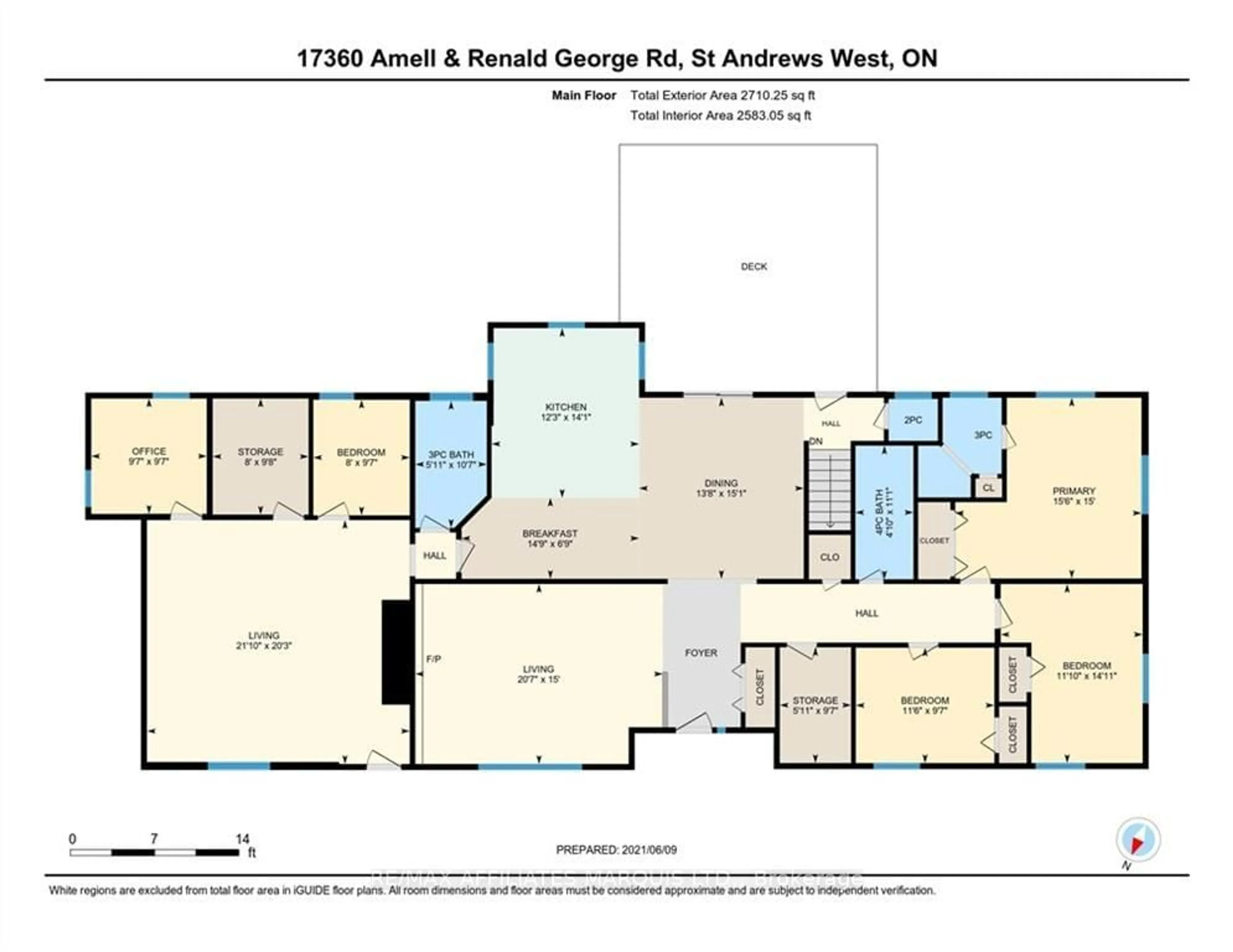 Floor plan for 17360 AMELL & RANALD GEORGE RD Rd, South Stormont Ontario K0C 1V0