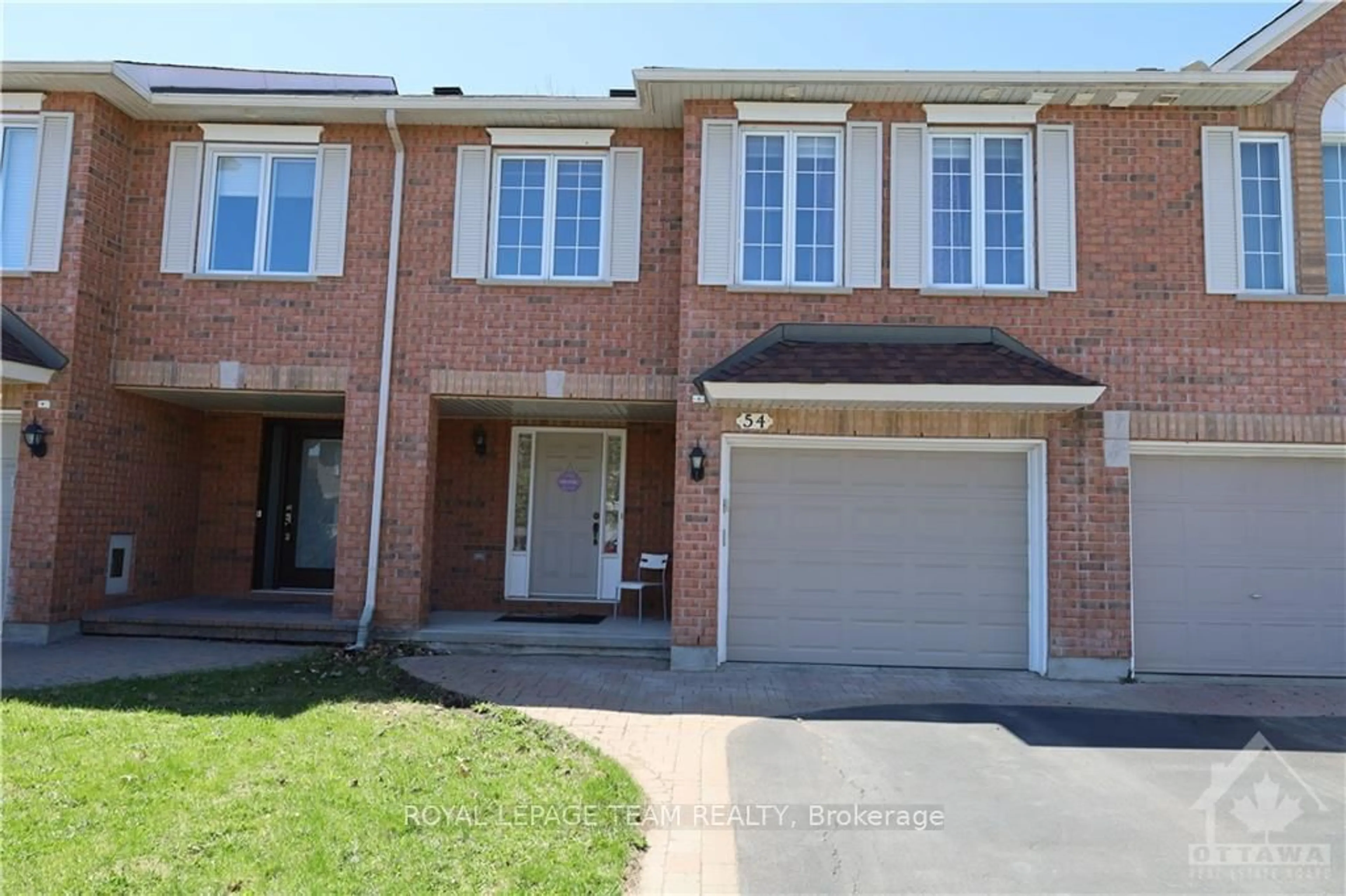 Home with brick exterior material for 54 MACASSA Circ, Kanata Ontario K2T 1J8