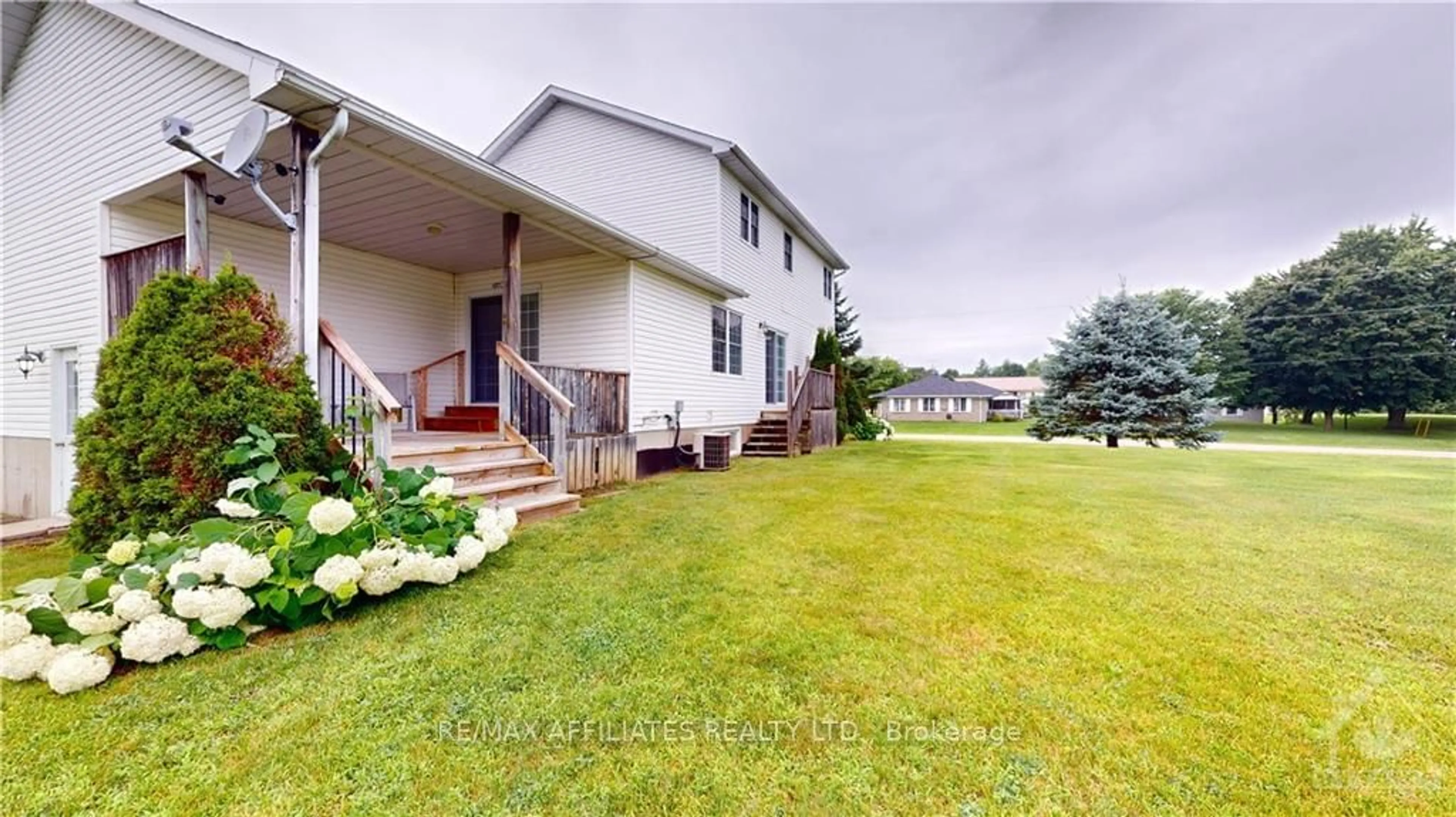 A pic from exterior of the house or condo, the fenced backyard for 2 BARCLAY Pl, Athens Ontario K0E 1B0