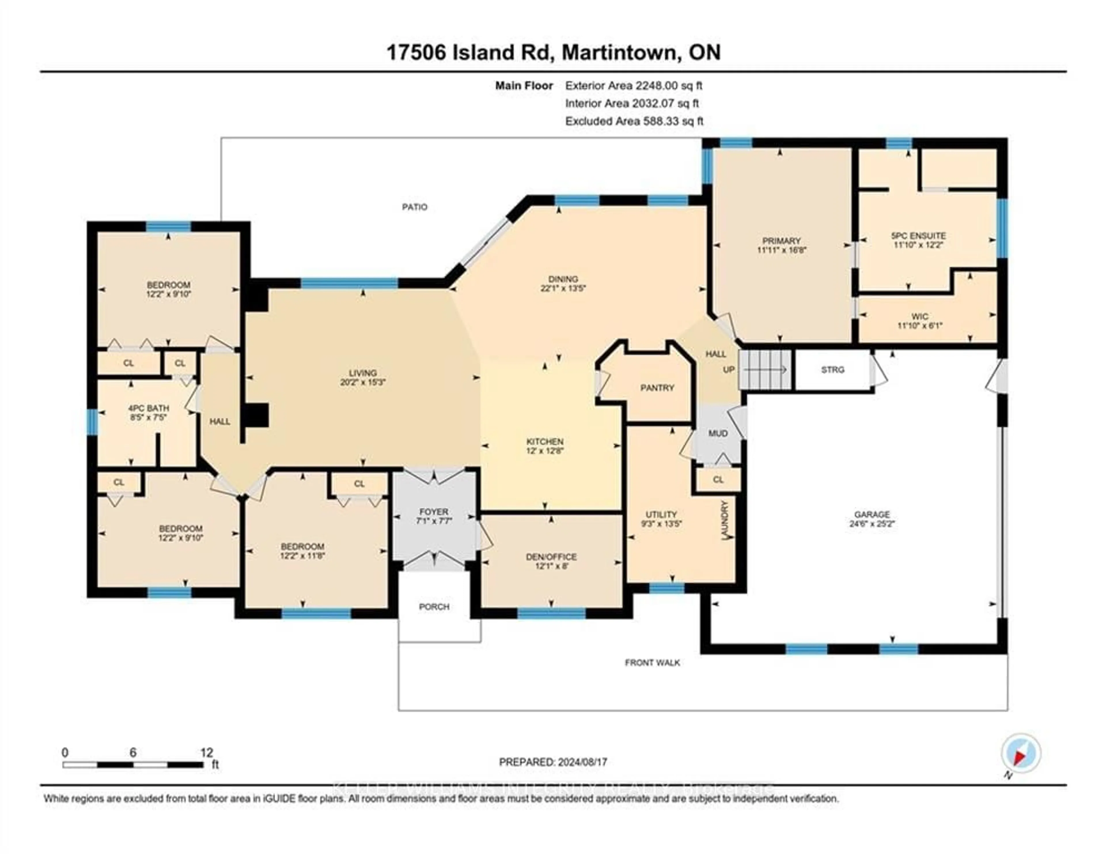 Floor plan for 17506 ISLAND Rd, South Stormont Ontario K0C 1S0