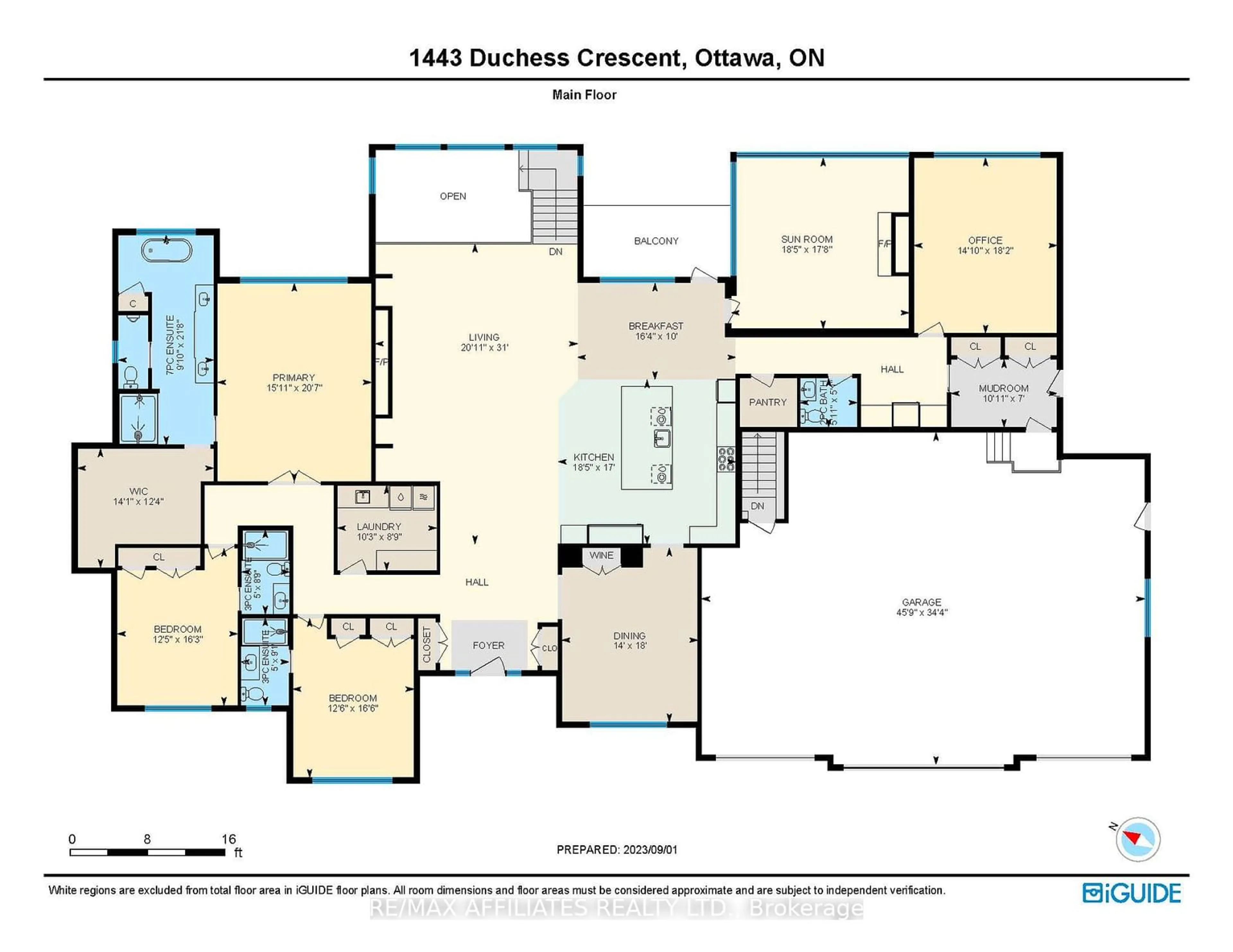 Floor plan for 1443 DUCHESS Cres, Manotick - Kars - Rideau Twp and Area Ontario K4M 1K2