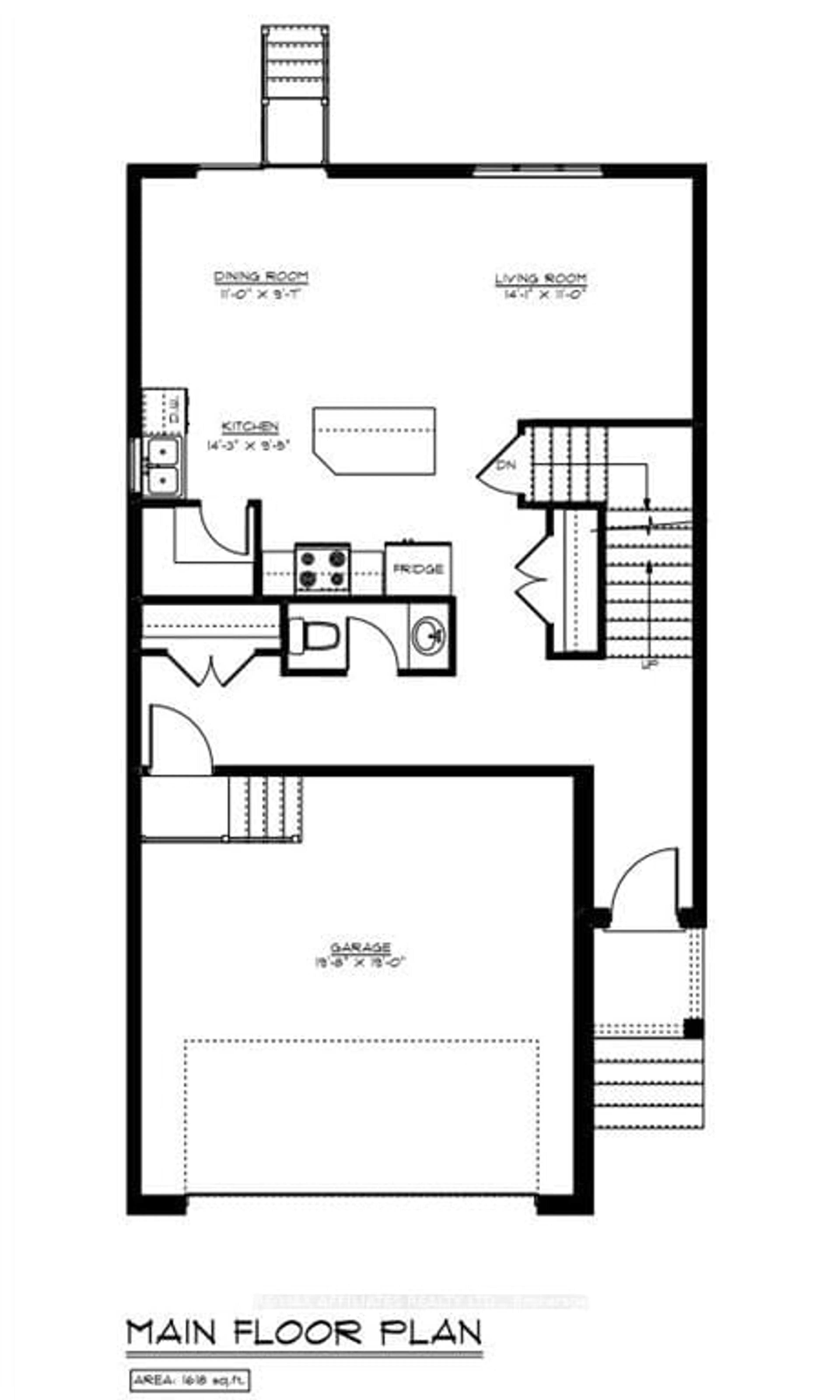 Floor plan for Lot 46 FALCON Lane, Russell Ontario K4R 1E5