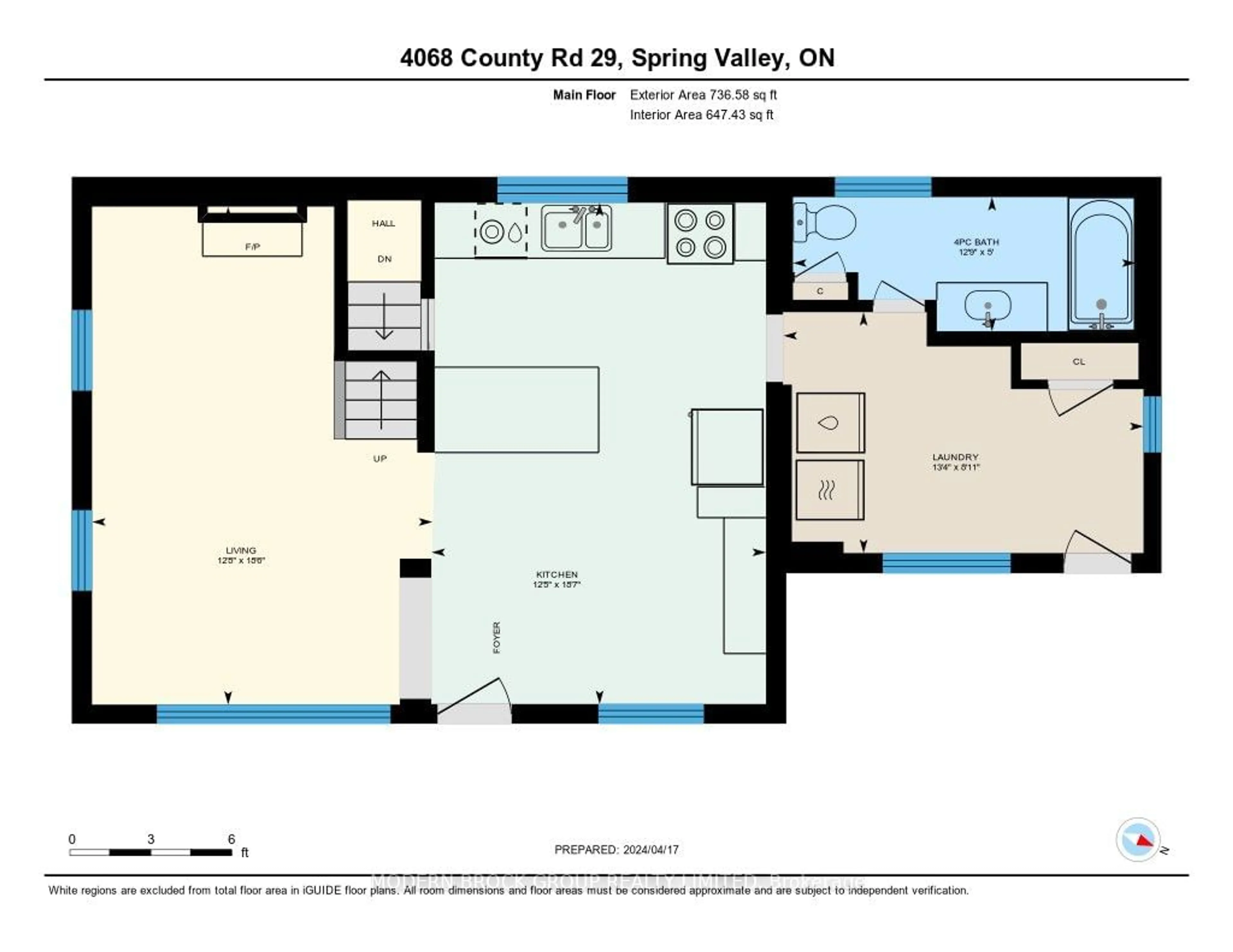 Floor plan for 4068 COUNTY ROAD 29 Rd, Elizabethtown-Kitley Ontario K6V 5T4