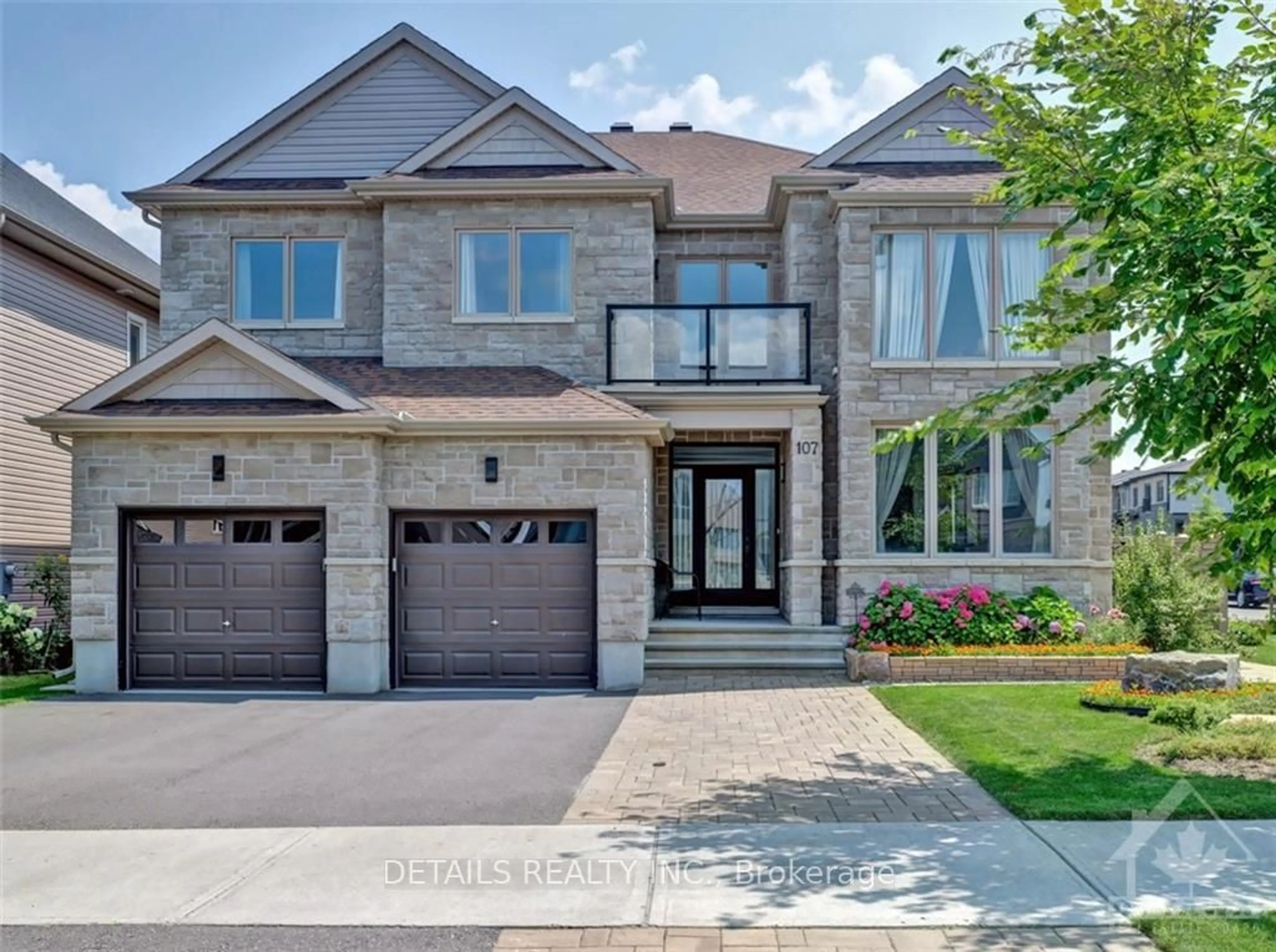 Home with brick exterior material for 107 DUN SKIPPER Dr, Blossom Park - Airport and Area Ontario K1X 0G1