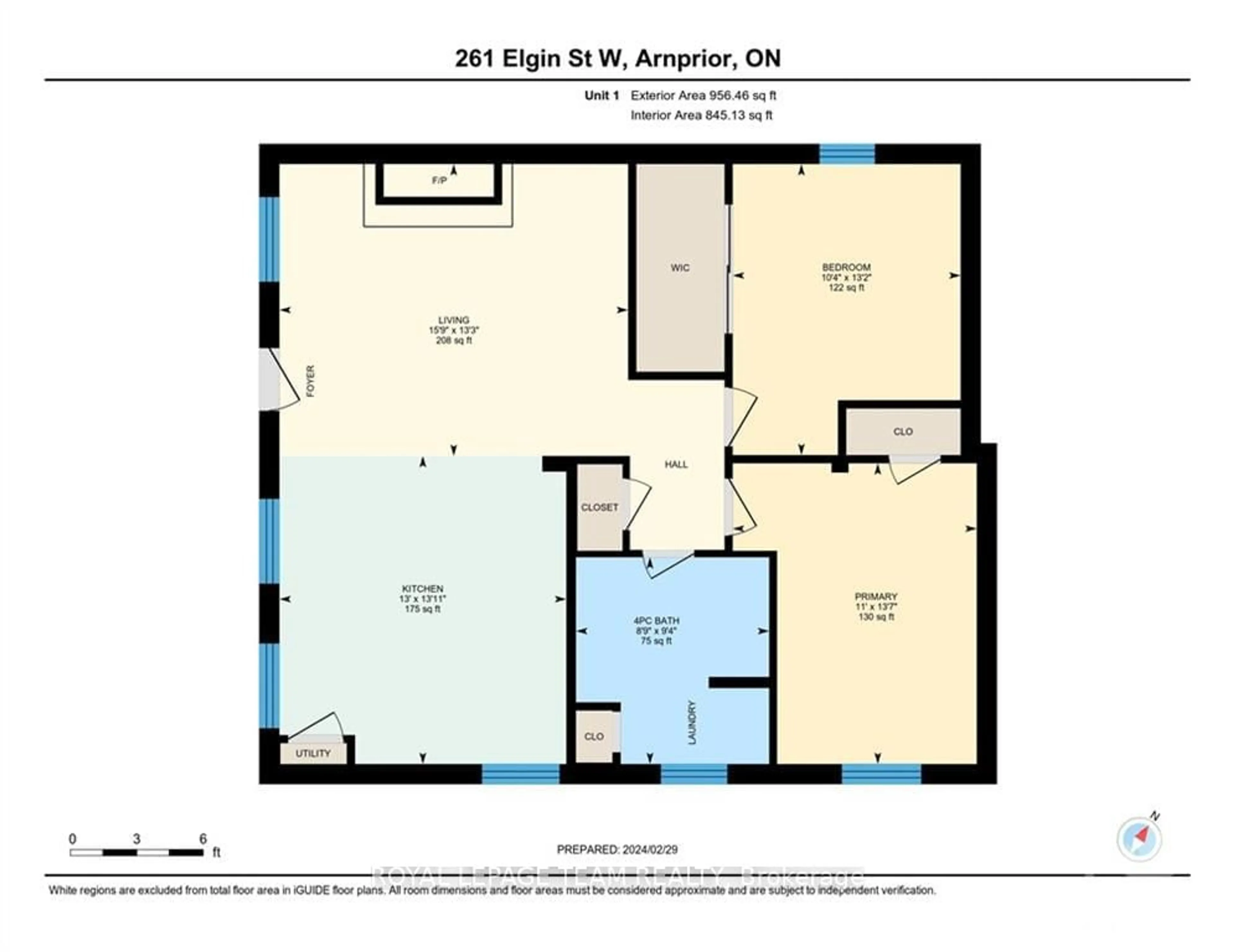 Floor plan for 261 ELGIN ST St, Arnprior Ontario K7S 1P5