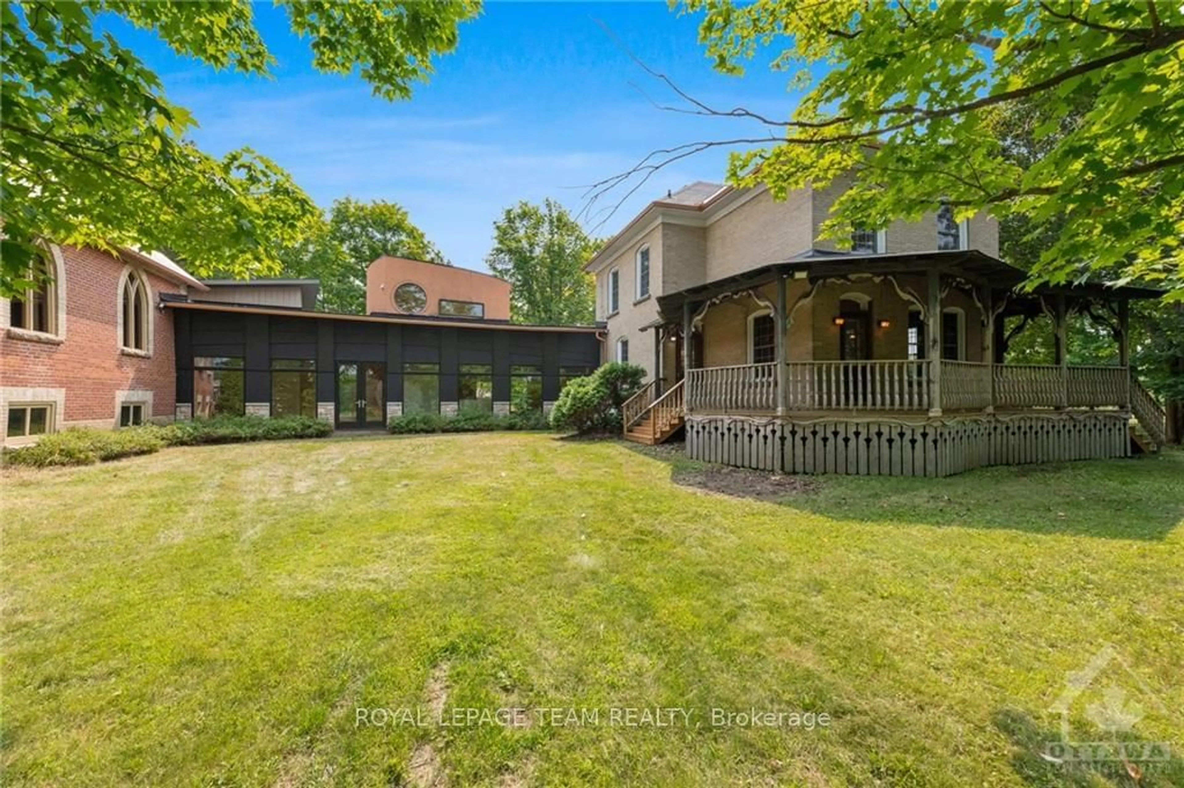 Frontside or backside of a home, the fenced backyard for 1127 PERTH Rd, Beckwith Ontario K7H 3C3