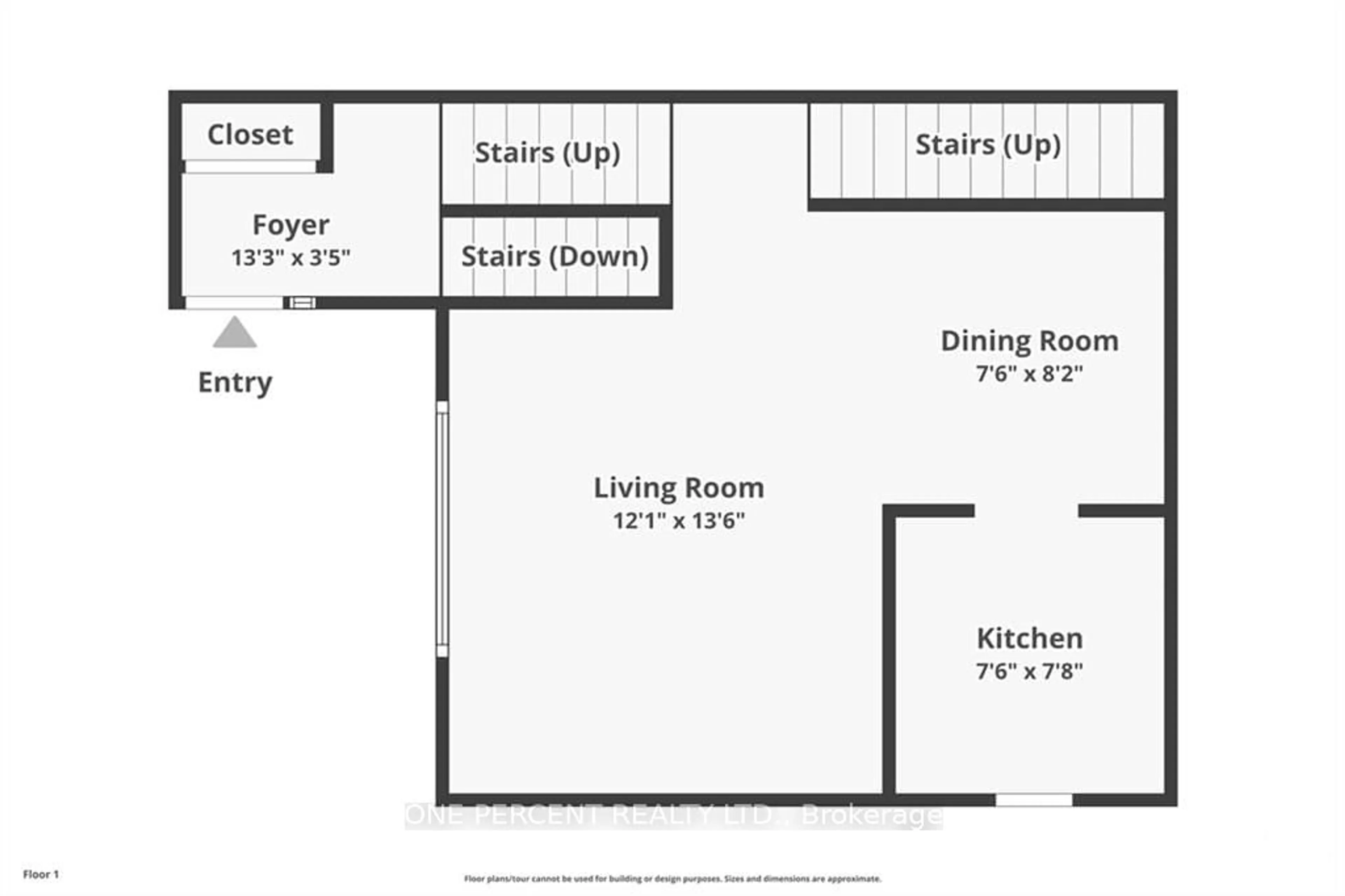 Floor plan for 44 WOODVALE #B, South of Baseline to Knoxdale Ontario K2G 4H4